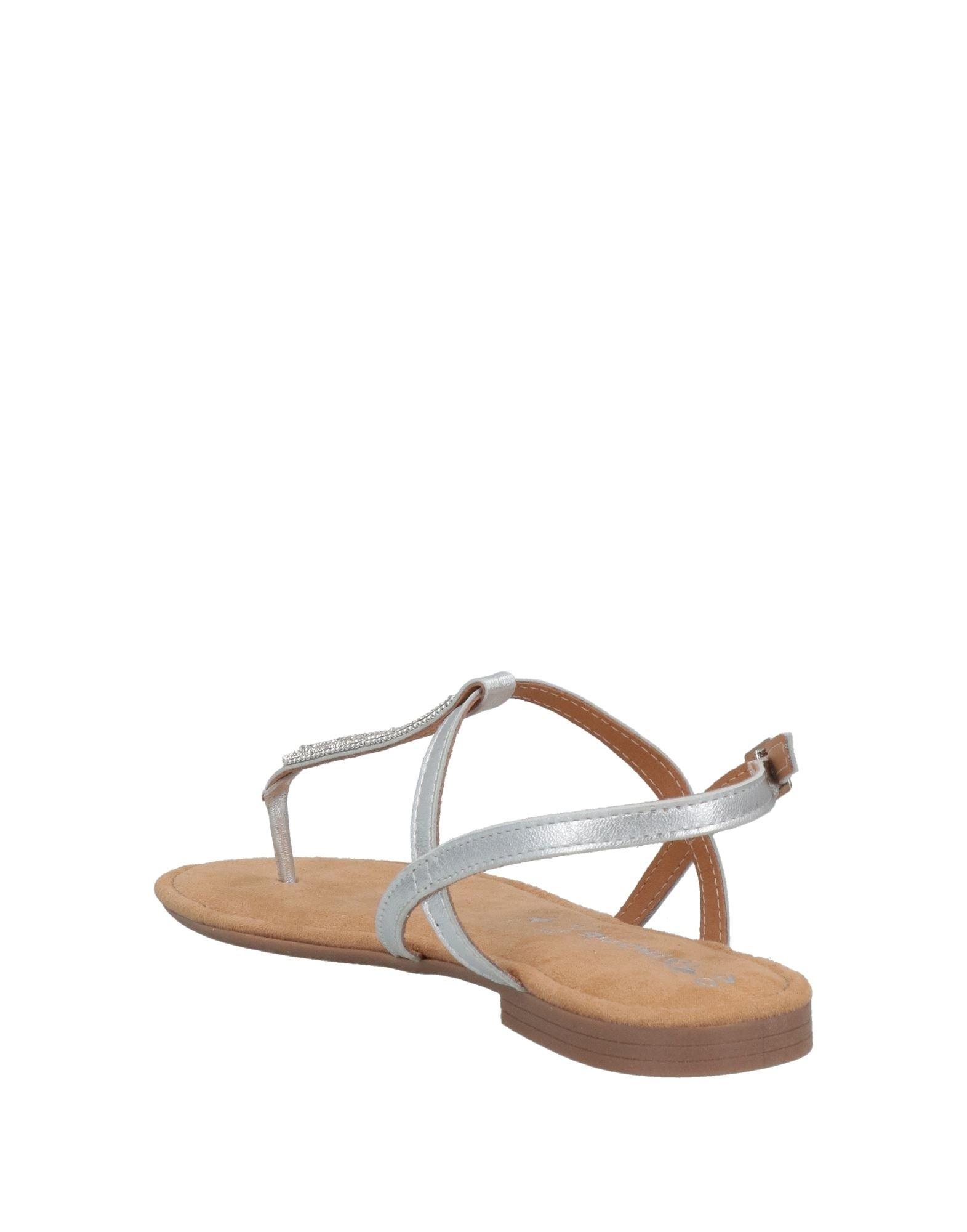 Tamaris Toe Post Sandals in White | Lyst