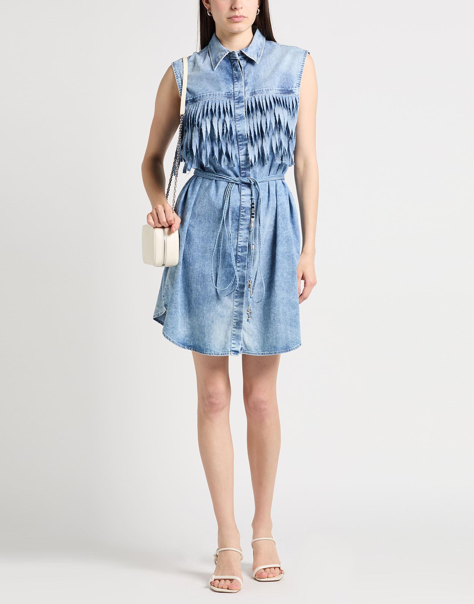 ワンピース DONDUP Woman Dress Blue DA382DS0296DHF2 800 Dondup Dresses for Women | Online Sale up to 85% off | Lyst