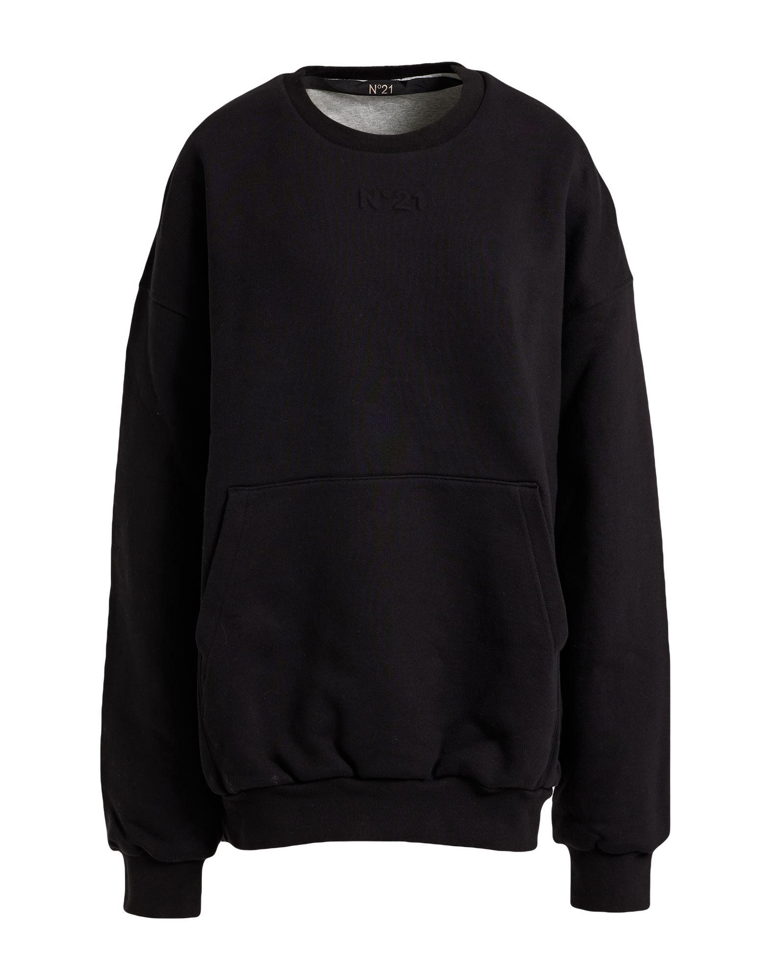 N°21 FELPA - SWEATSHIRT n21-Black-Sweatshirt-Cotton.jpeg