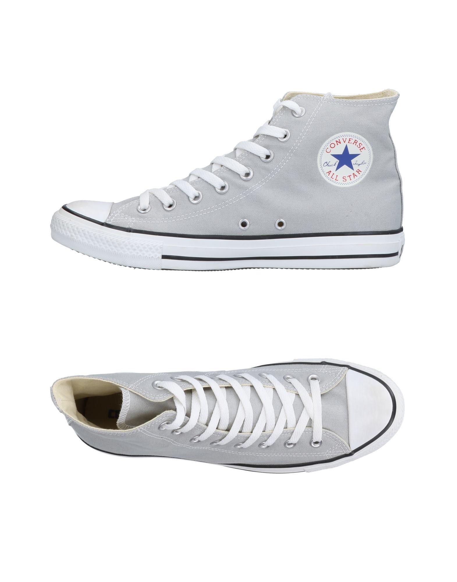 light grey high top converse