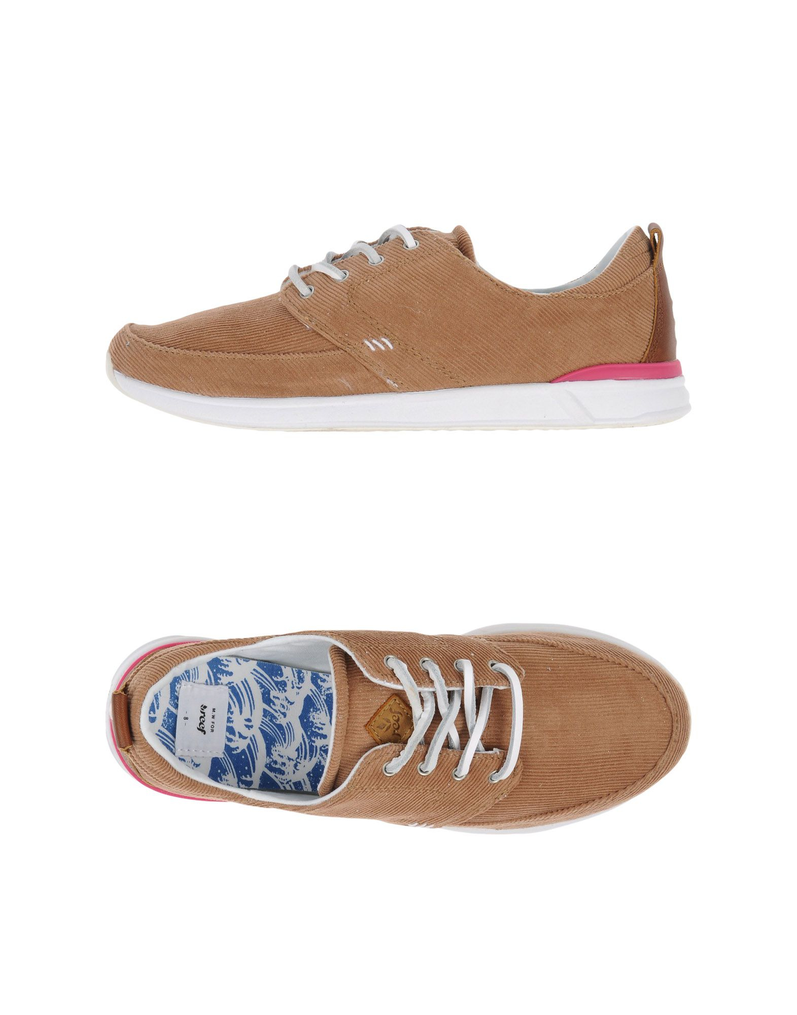 brown canvas trainers