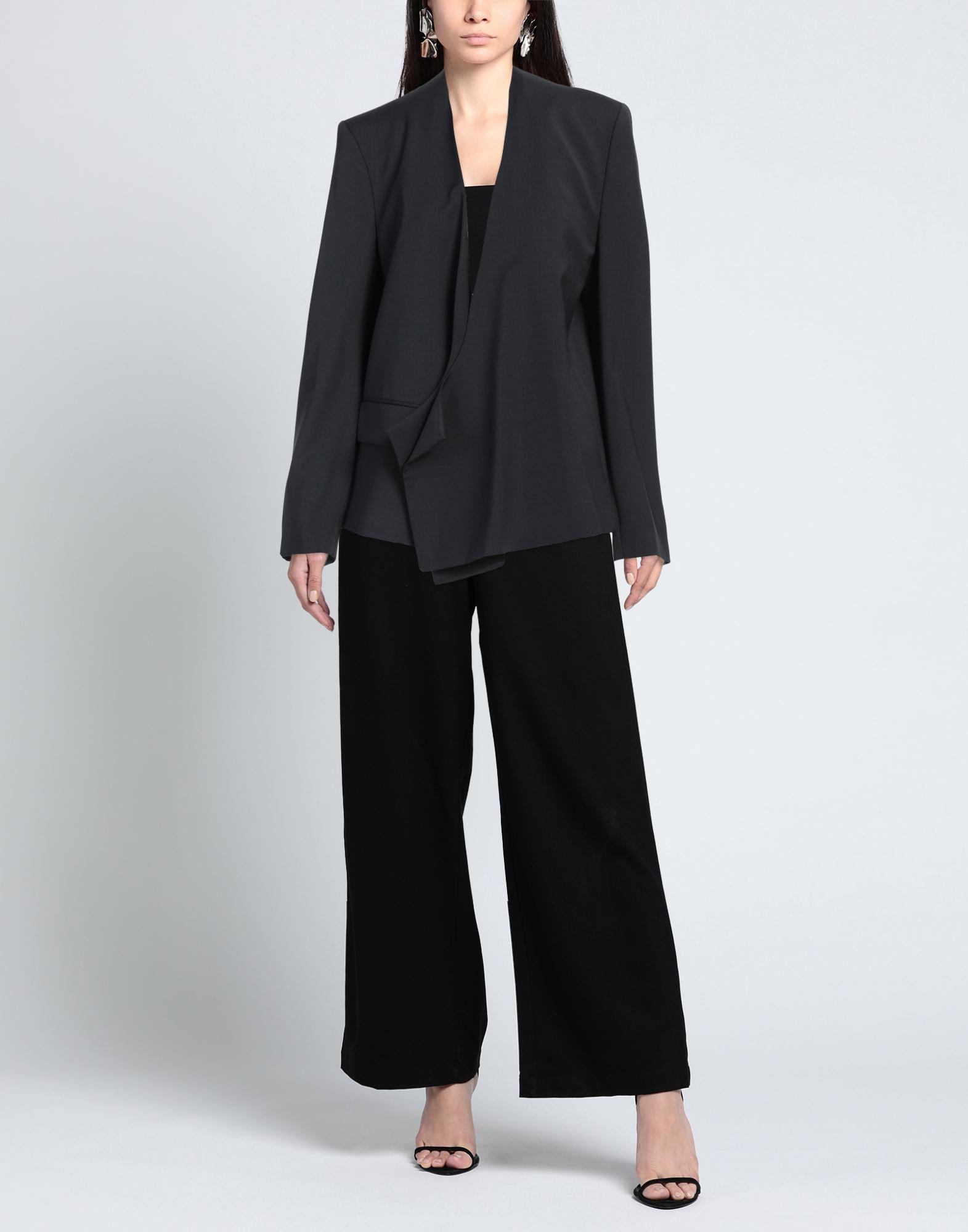 ジャケット LOW CLASSIC CLASSIC BLAZER 5BNY691 LOW CLASSIC Black Notched Lapel Blazer Low Classic