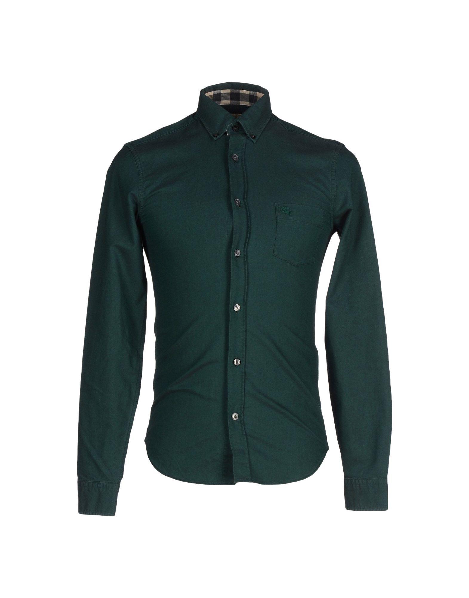 Burberry Shirts in Green for Men | Lyst