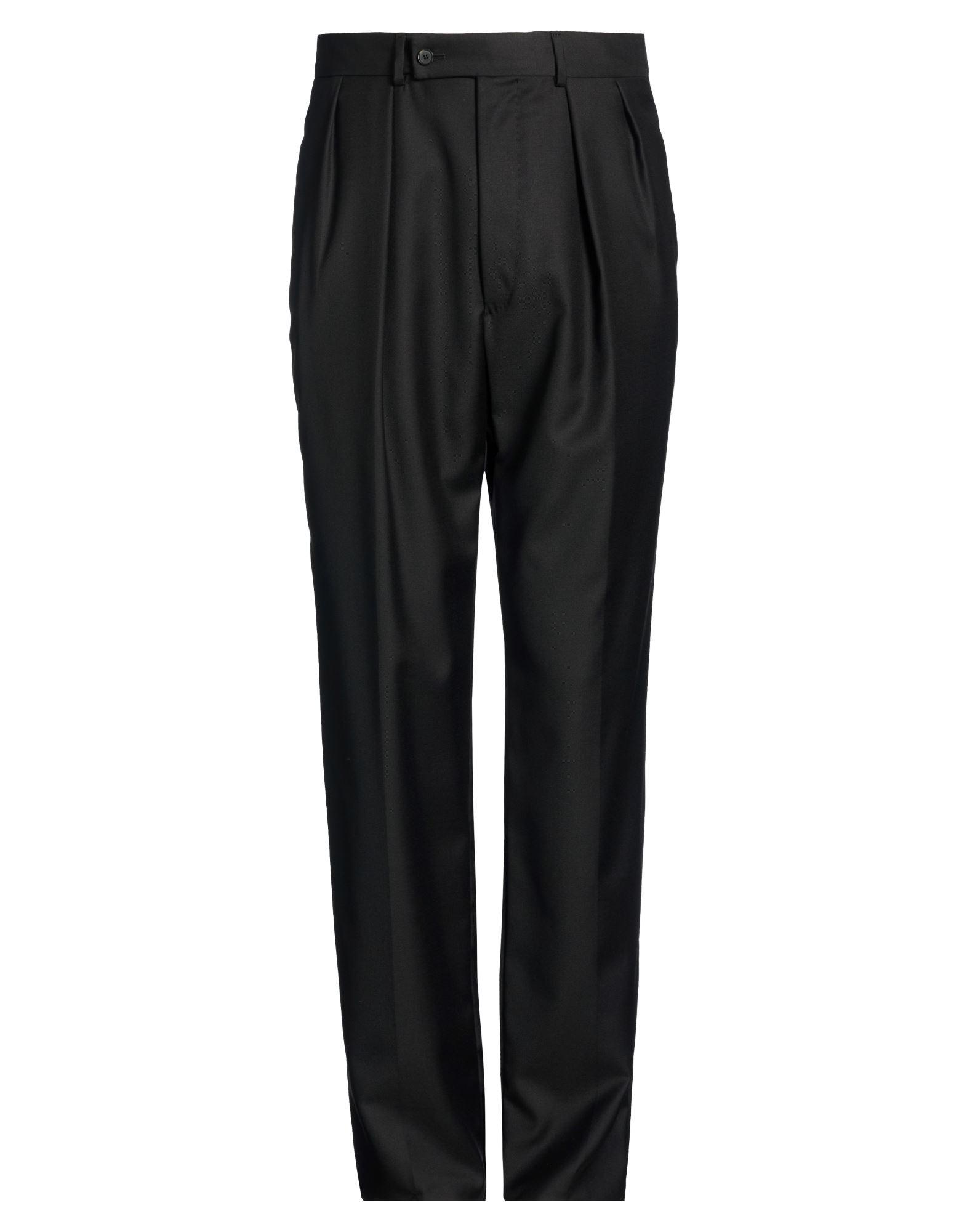 パンツ Beethoven  CARUSO BLACK wool pants パンツ Beethoven CARUSO BLACK wool pants Caruso Pants Wool in