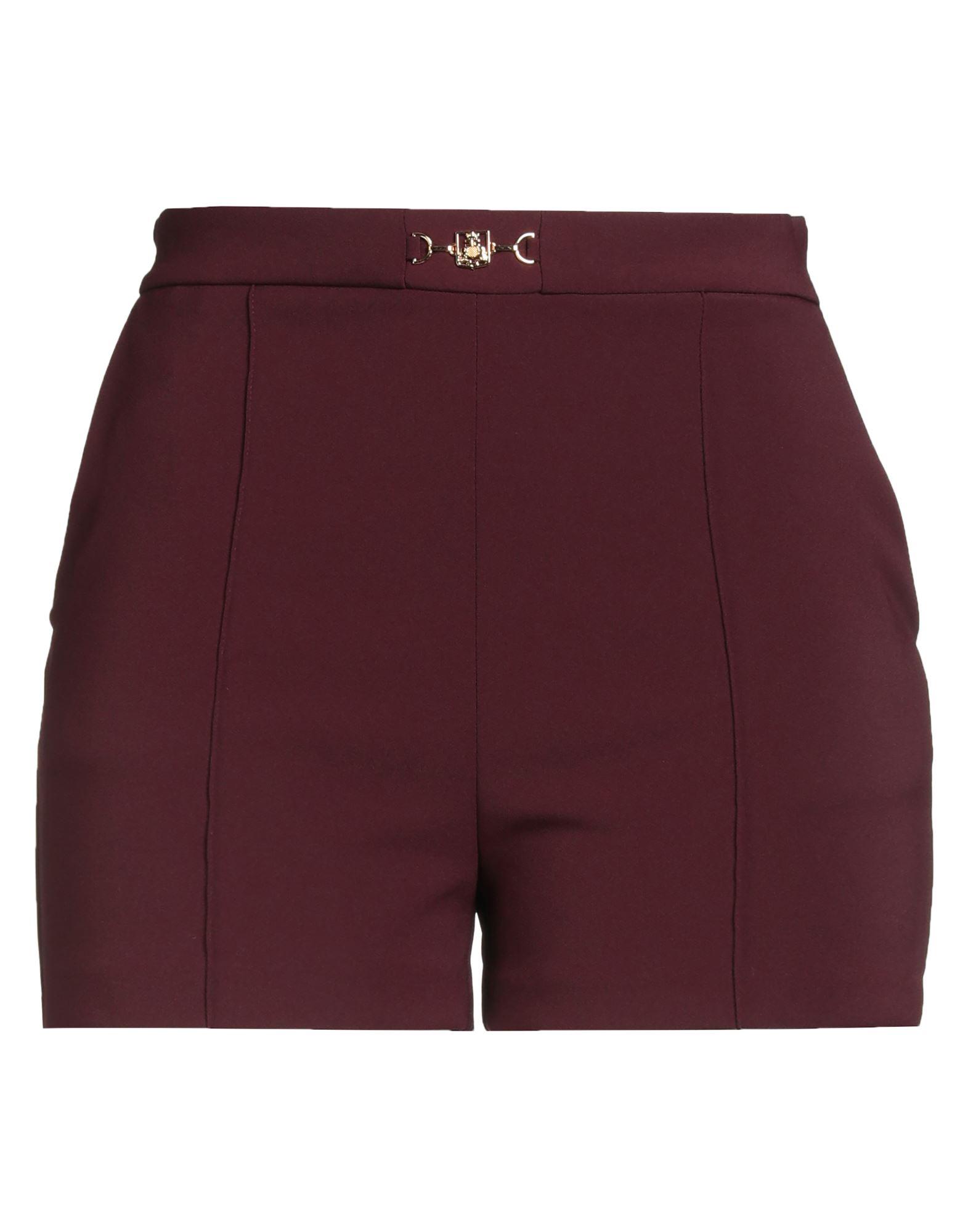パンツ ELISABETTA FRANCHI Women Shorts  Burmudas PA09752E2360 WHIT elisabetta-franchi-high-waist-