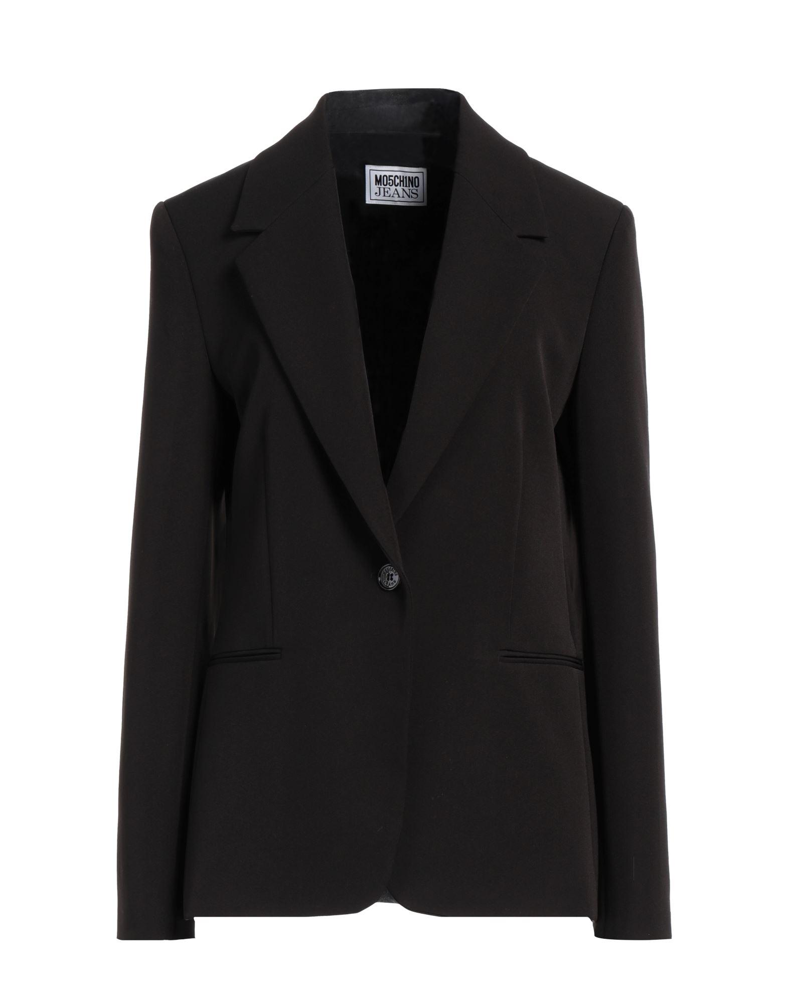 【送料&関税込】Moschino Double Breasted Blazer MOSCHINO Double-breasted houndstooth wool-blend tweed blazer