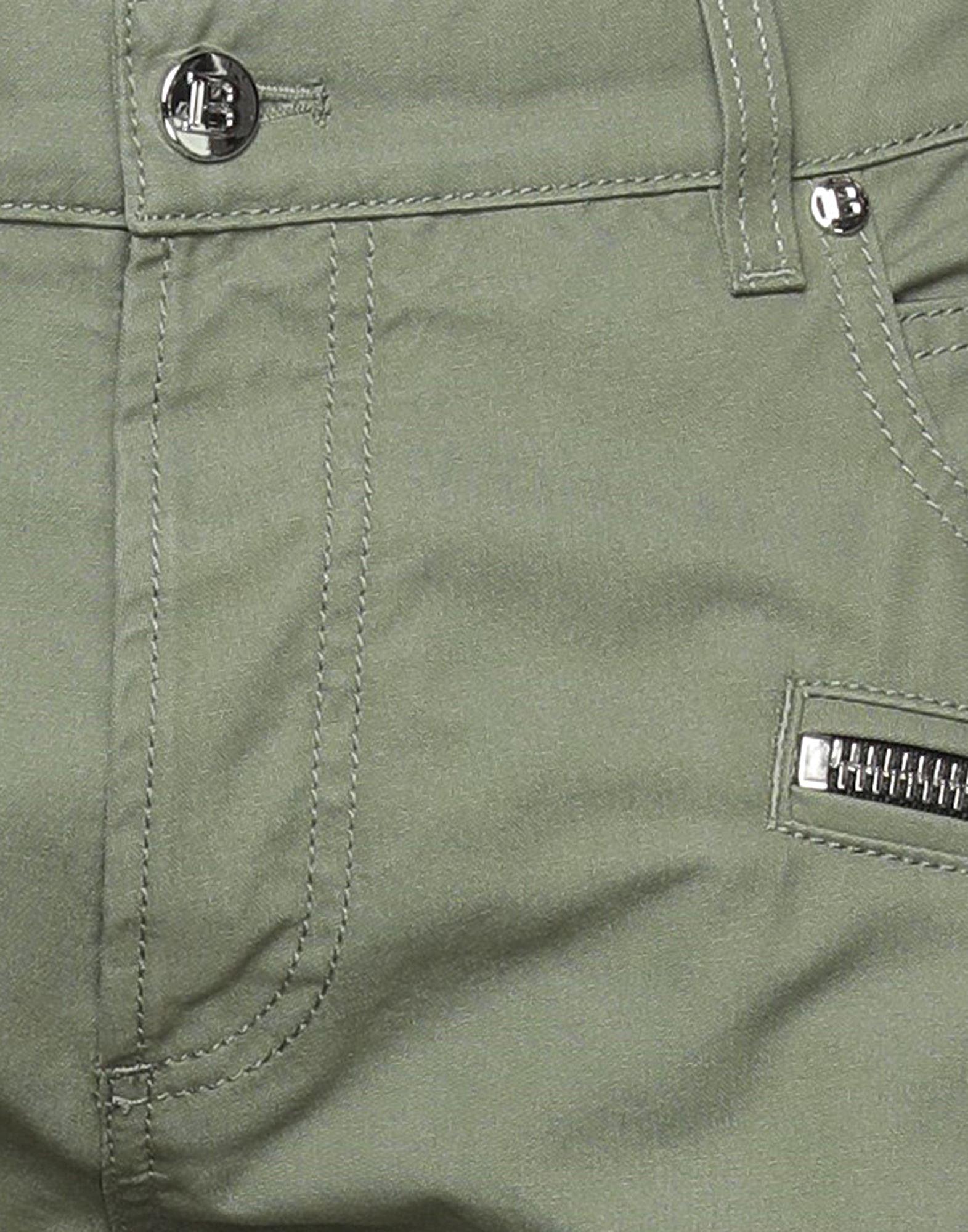 Balmain Cotton Pants in Military Green 