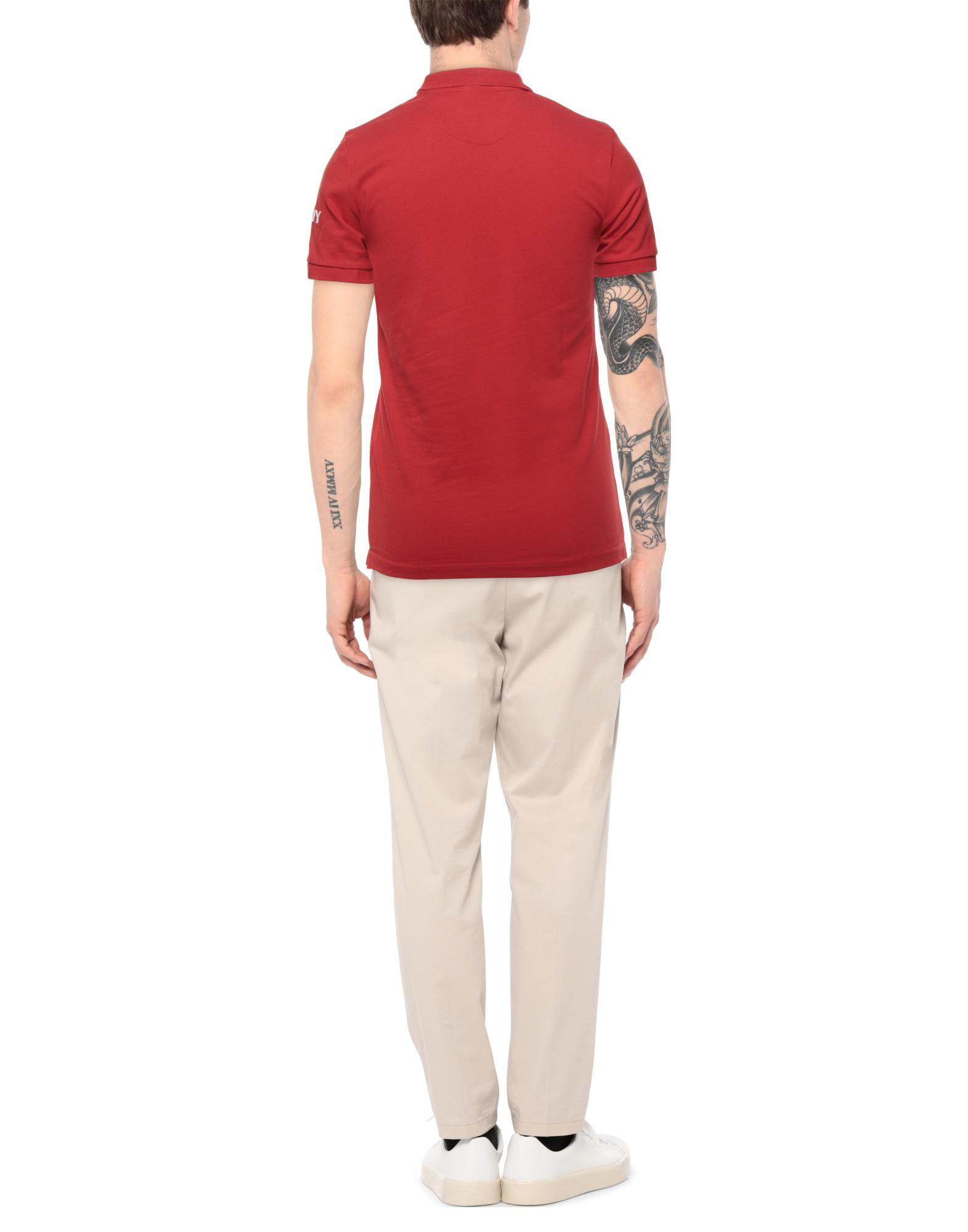 DKNY Polo Shirt in Red for Men | Lyst