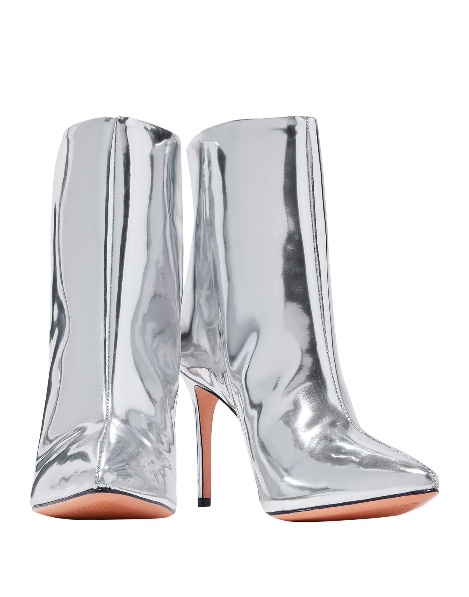 schutz silver boots