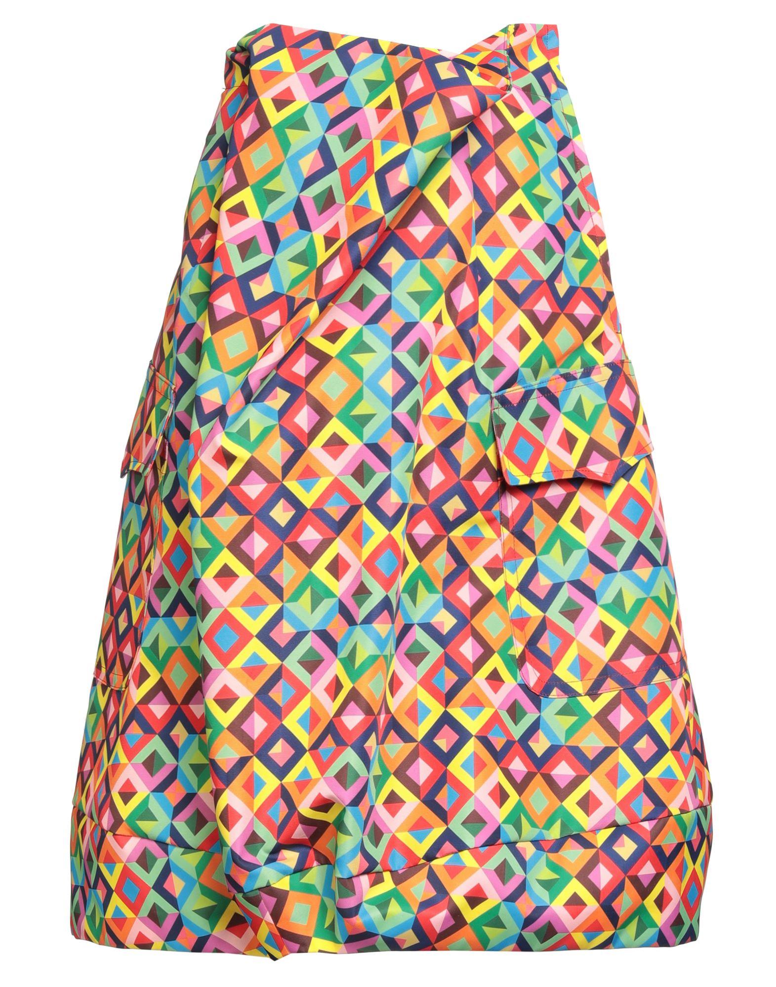 スカート COMME DES GARCONS Structured midi skirt Multicolor COMME DES GARCONS | FLORAL CREPE SKIRT
