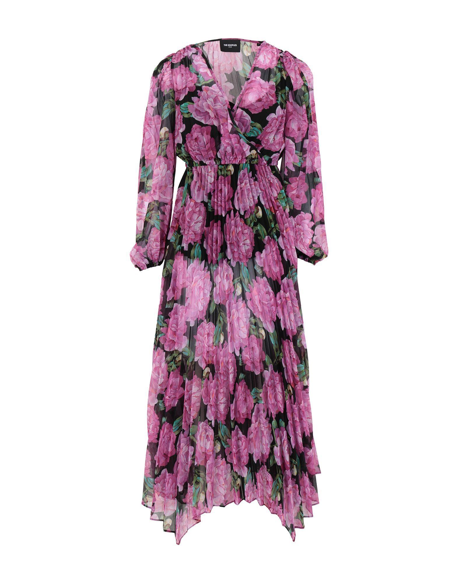 The Kooples Long Dress in Purple | Lyst