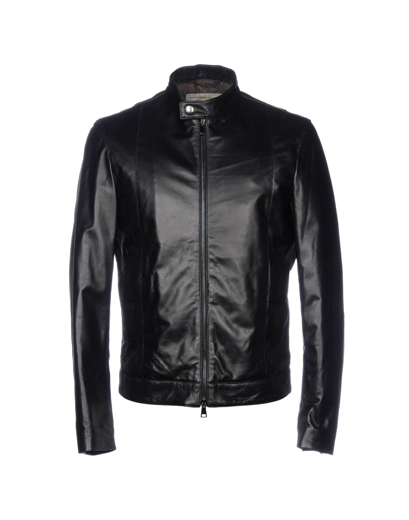 Vintage De Luxe Leather Jacket in Black for Men - Lyst