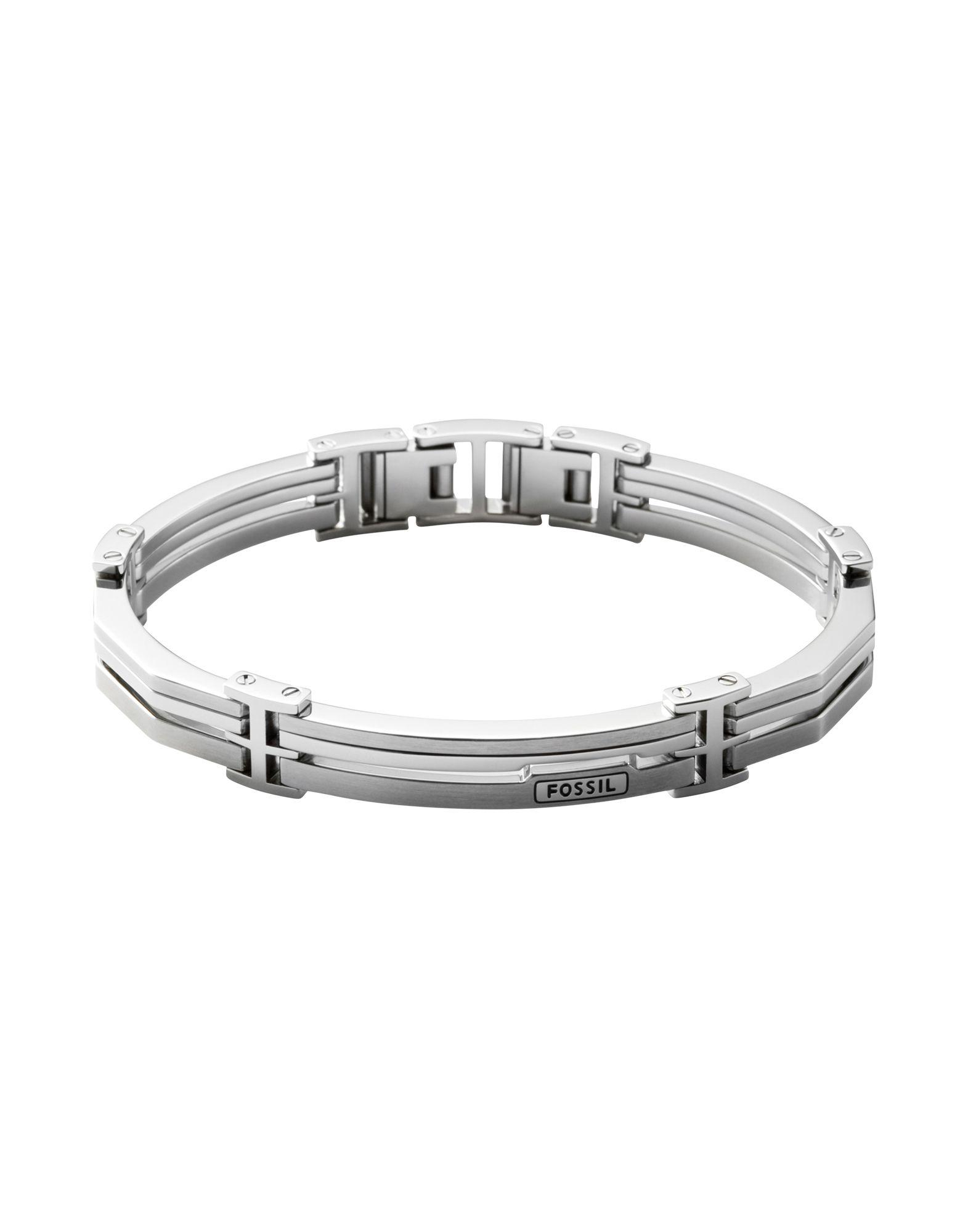 Fossil Bracelet in Silver (Metallic) for Men Lyst