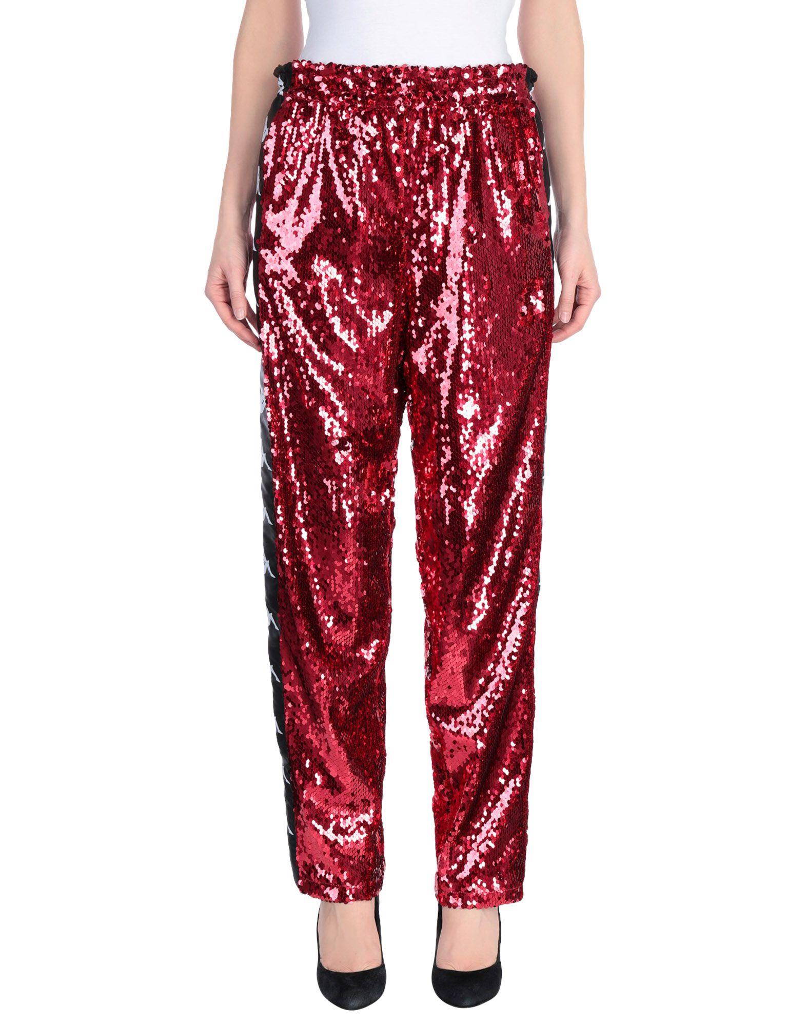 Kappa Tulle Casual Pants in Red - Lyst