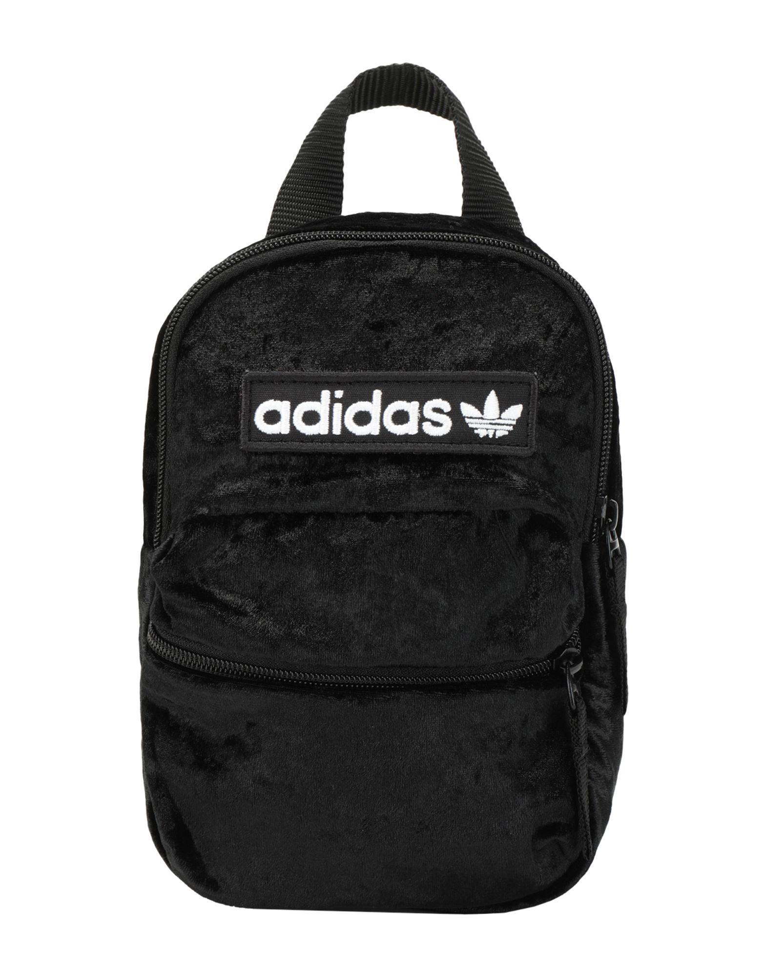 adidas originals velvet backpack in black