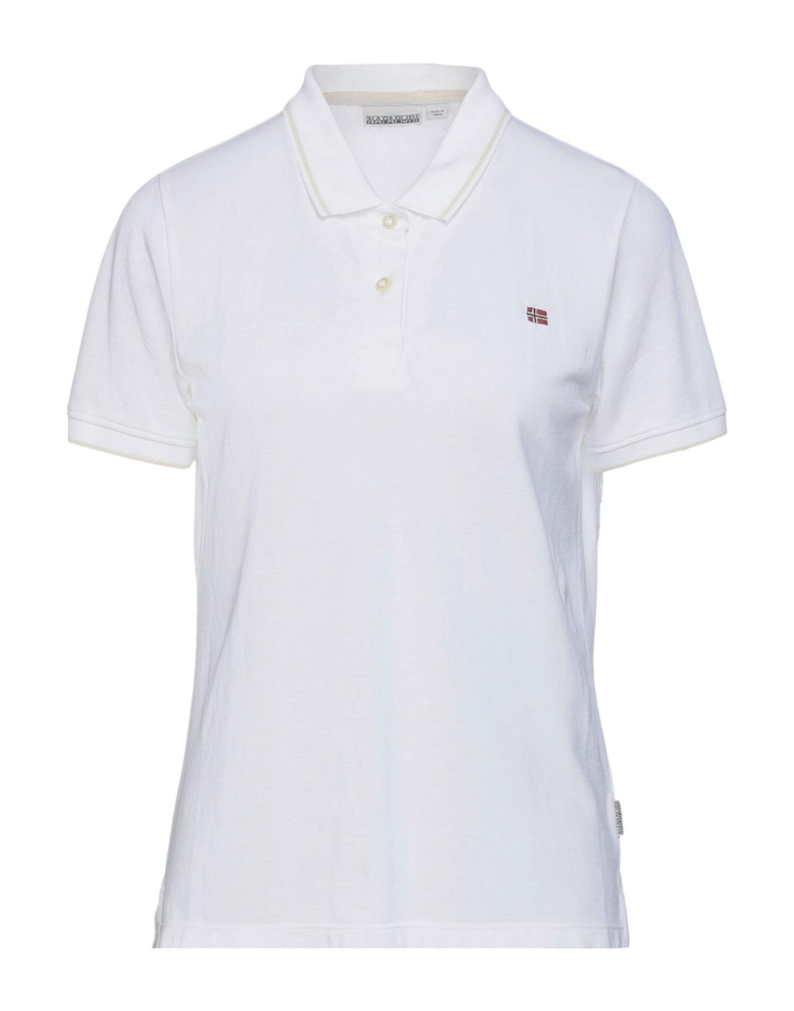 Napapijri Cotton Polo Shirt in White | Lyst