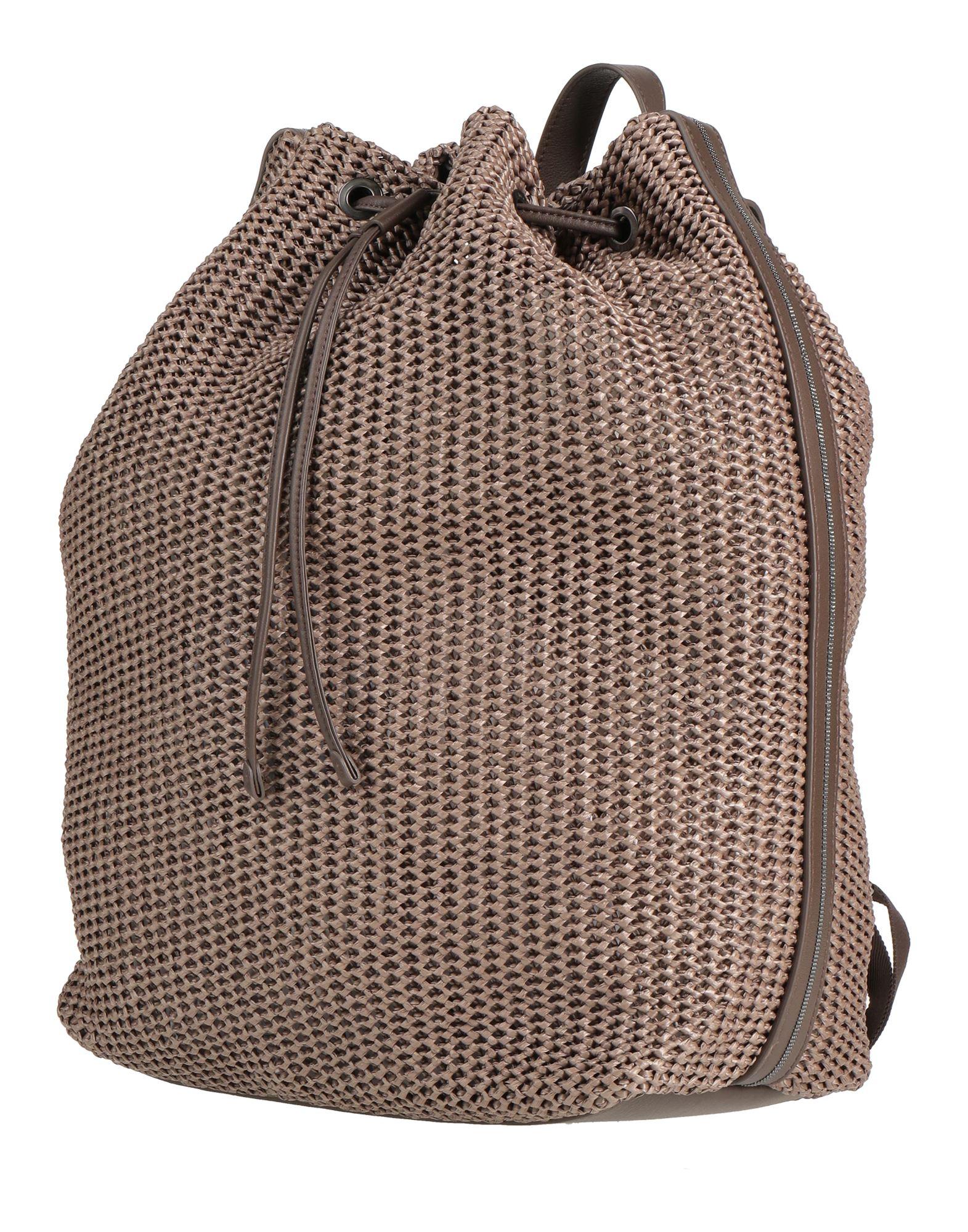 Brunello Cucinelli Backpack in Brown | Lyst