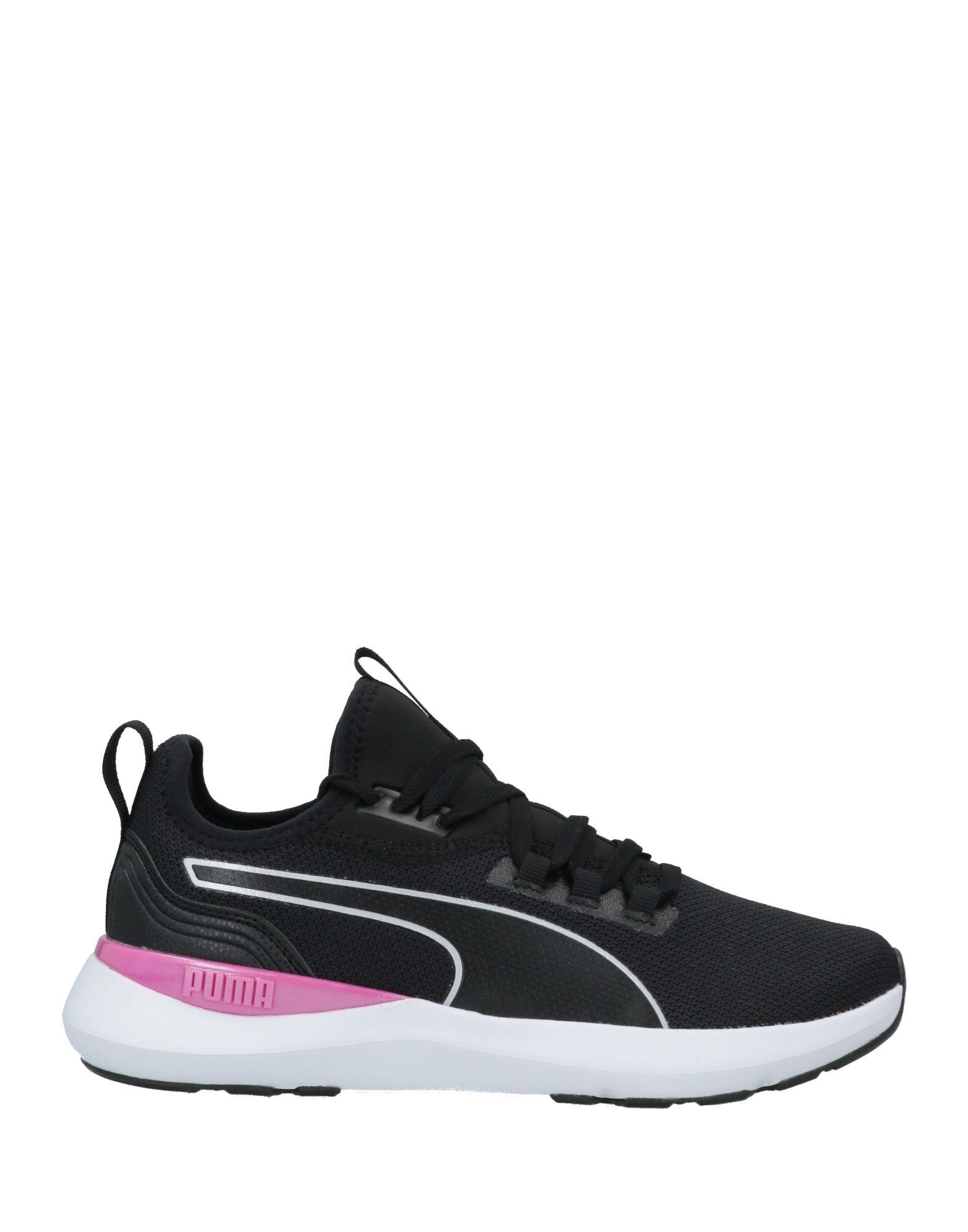 mens black leather puma trainers