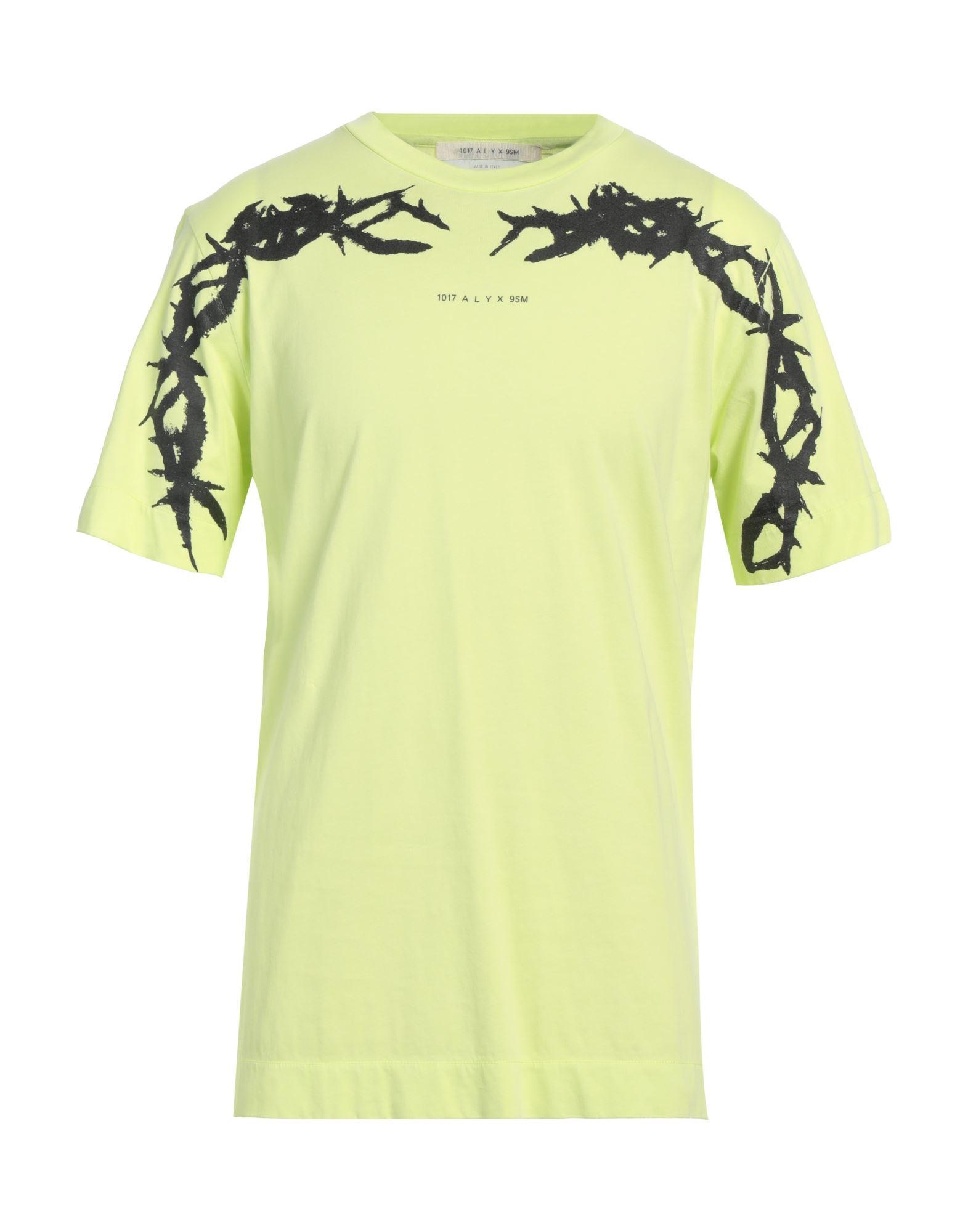 1017 ALYX 9SM Lime T-Shirt Cotton in Yellow for Men | Lyst UK