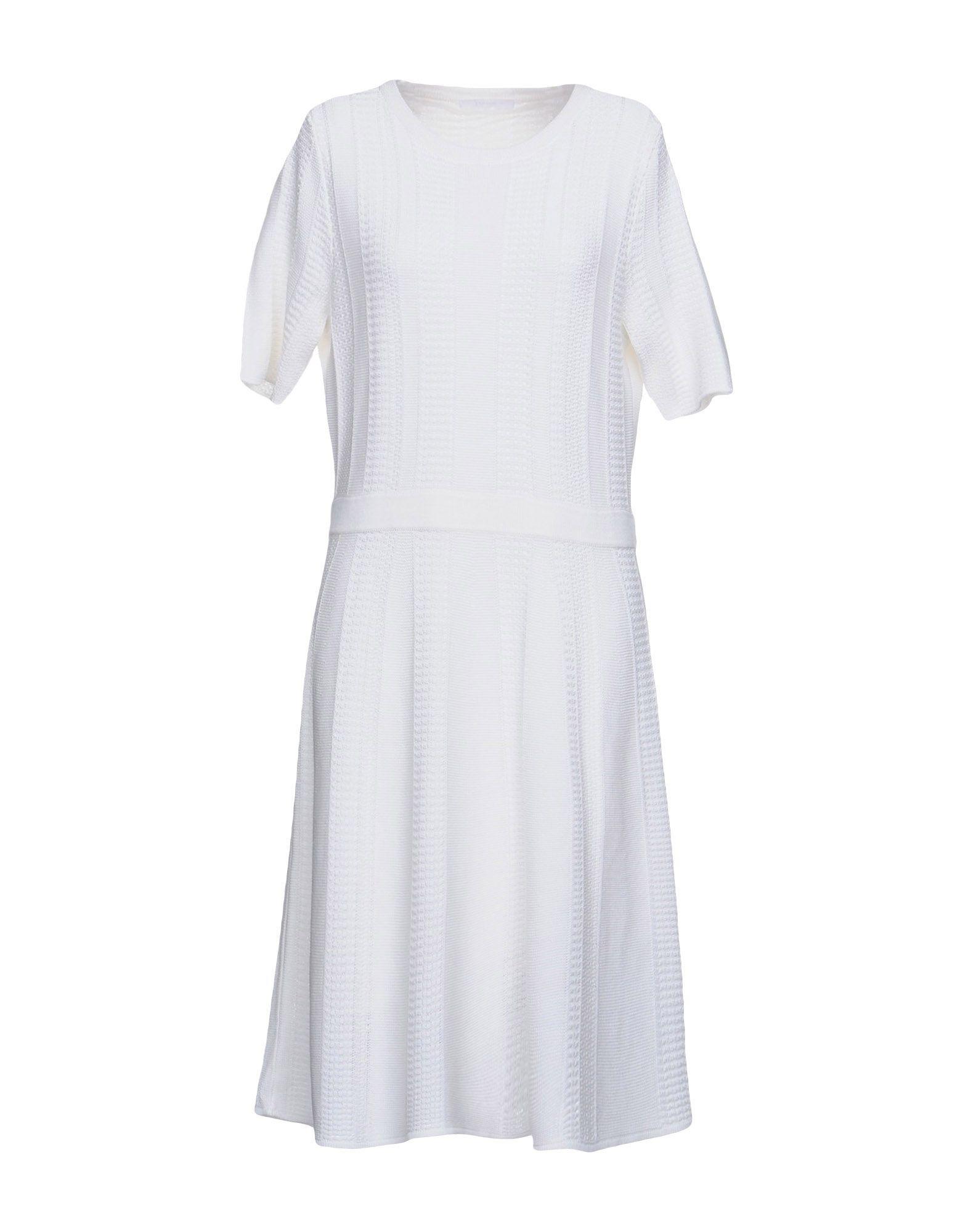 BOSS by Hugo Boss Synthetic Knee-length Dress in White - Lyst