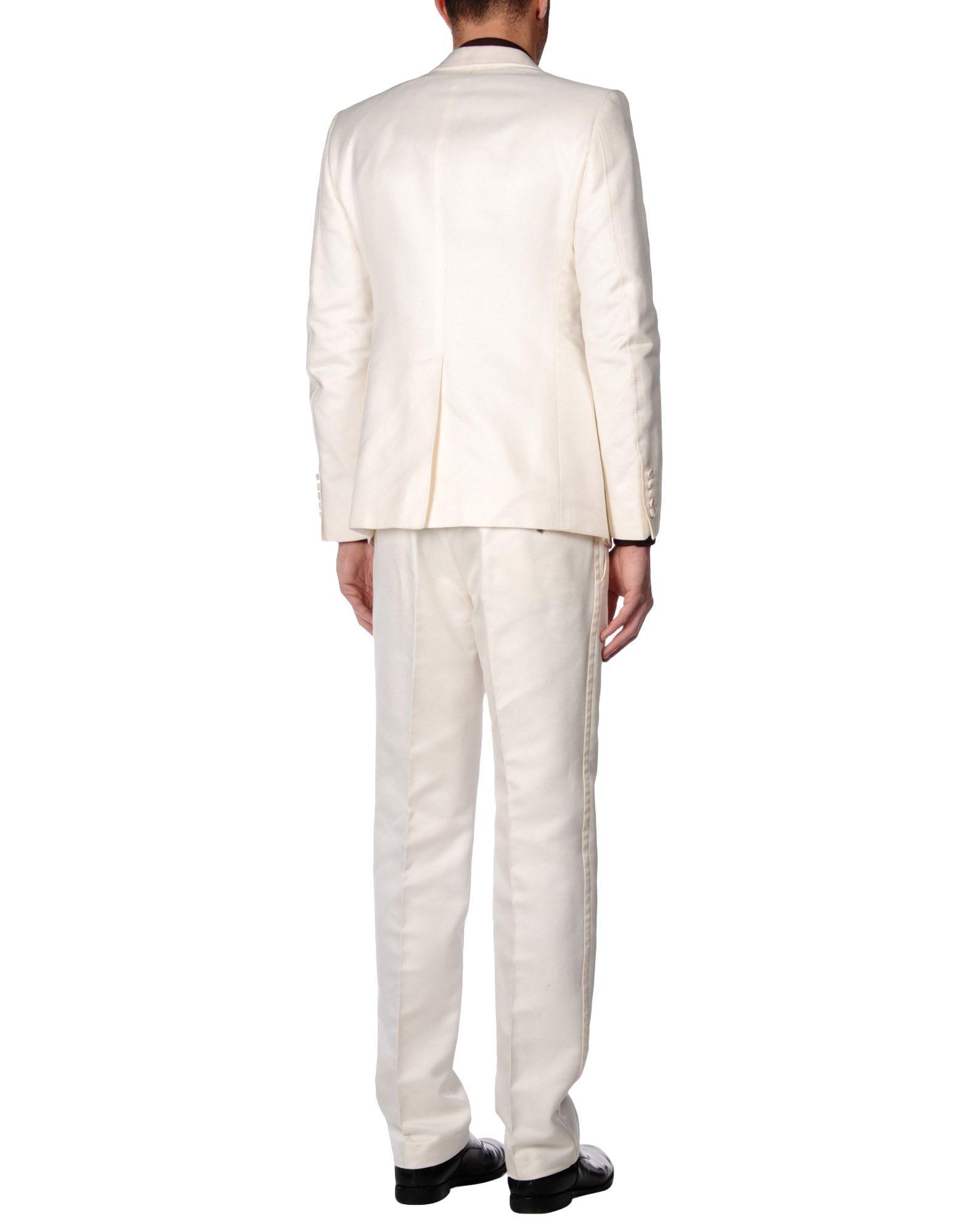 Gucci Cotton Suit in Ivory (White) for Men - Lyst