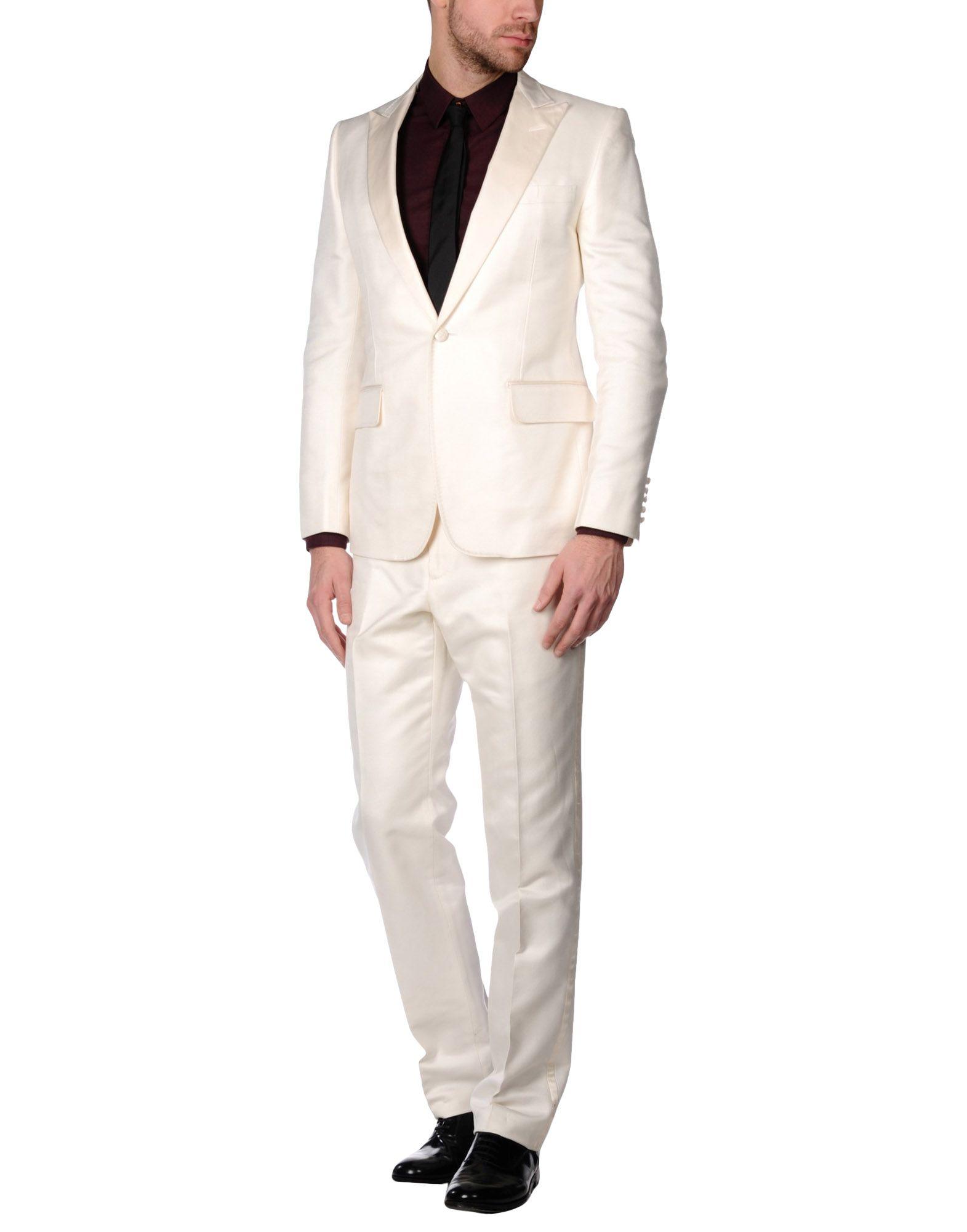 Gucci Cotton Suit in Ivory (White) for Men - Lyst