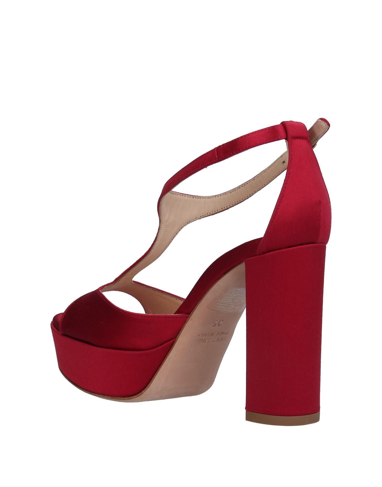 Lyst - Lella Baldi Sandals in Red