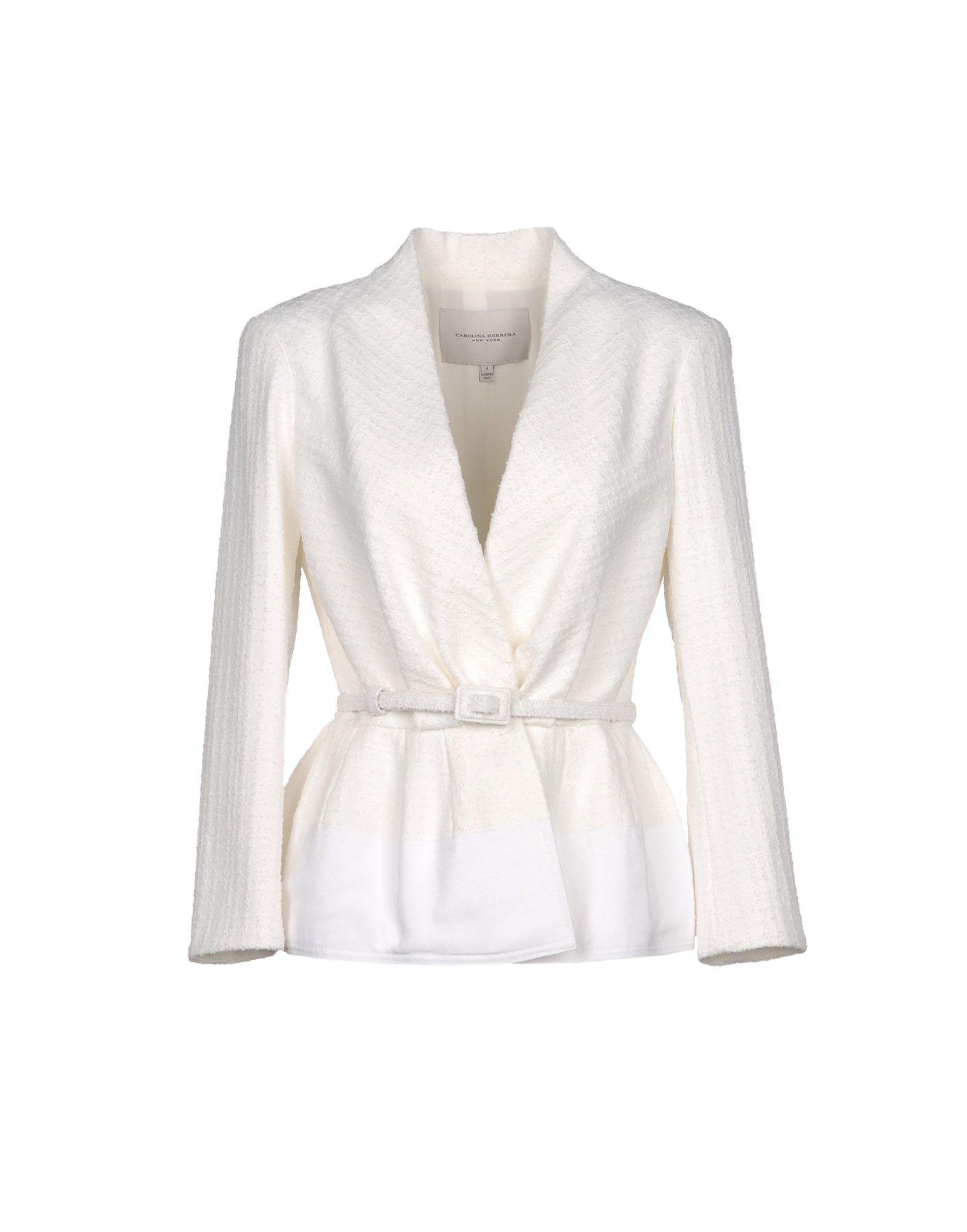 carolina herrera white suit