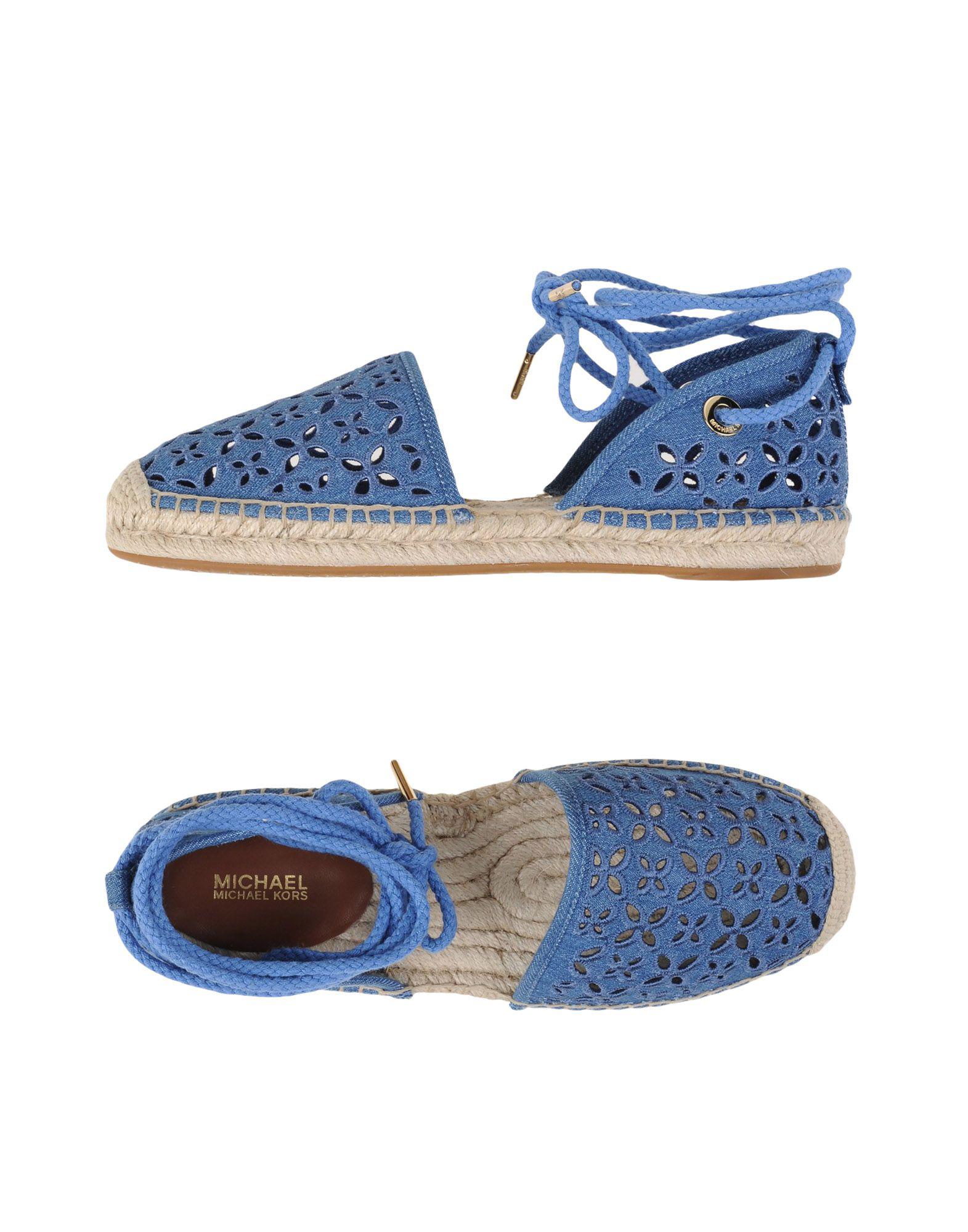 MICHAEL Michael Kors Lace Espadrilles in Pastel Blue (Blue) Lyst