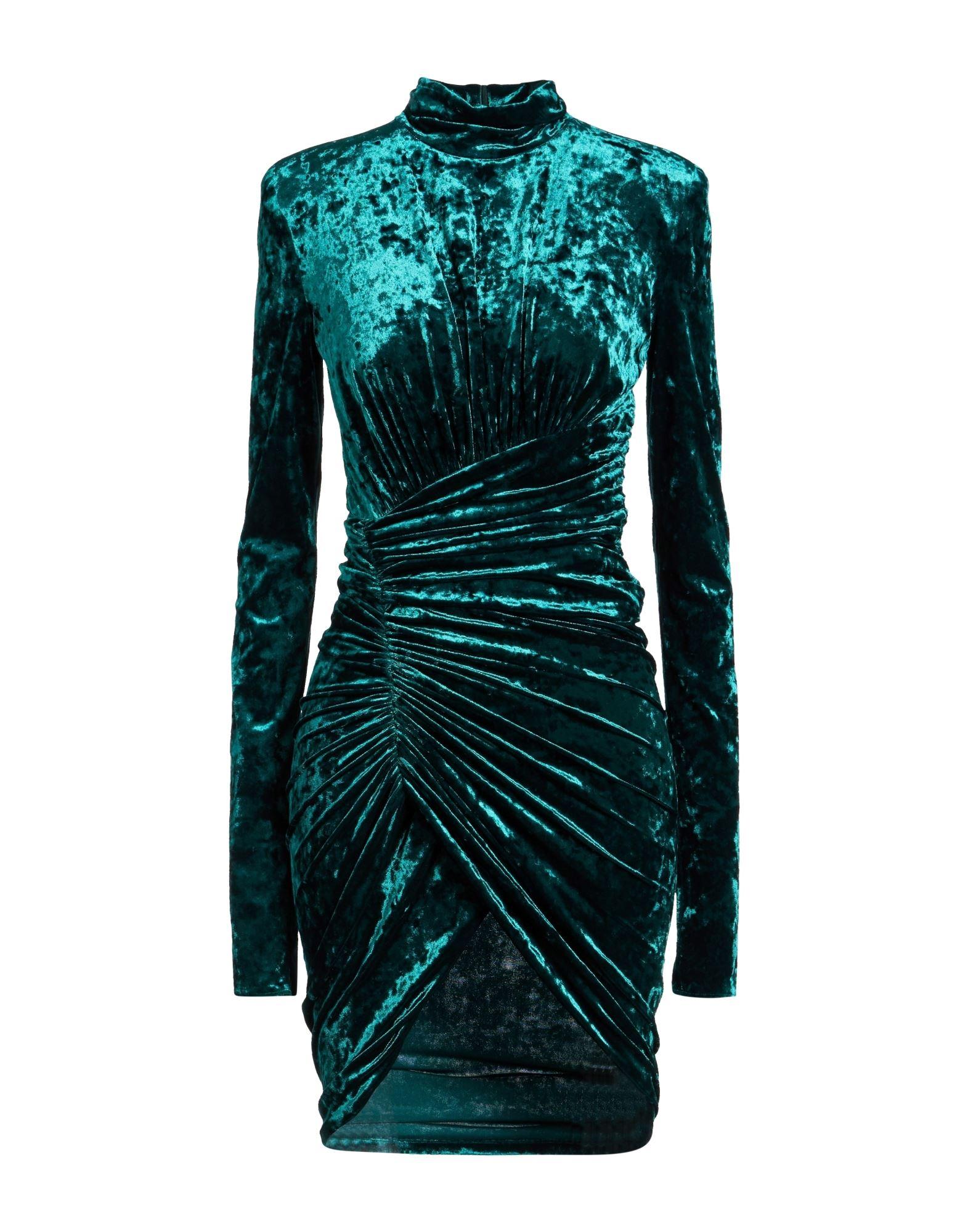 emerald green dress south africa Maison Tara Faux Wrap Dress, 4 / Pink main image 1