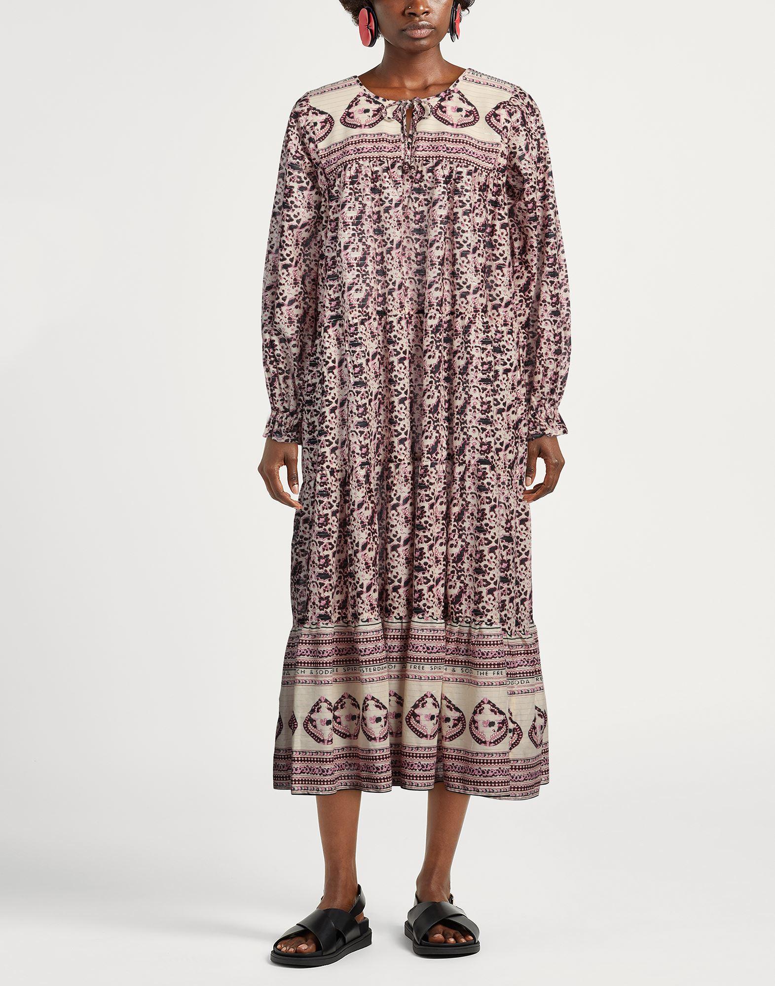 summer strappy maxi dresses Off White Printed Maxi Dress With Strappy Back