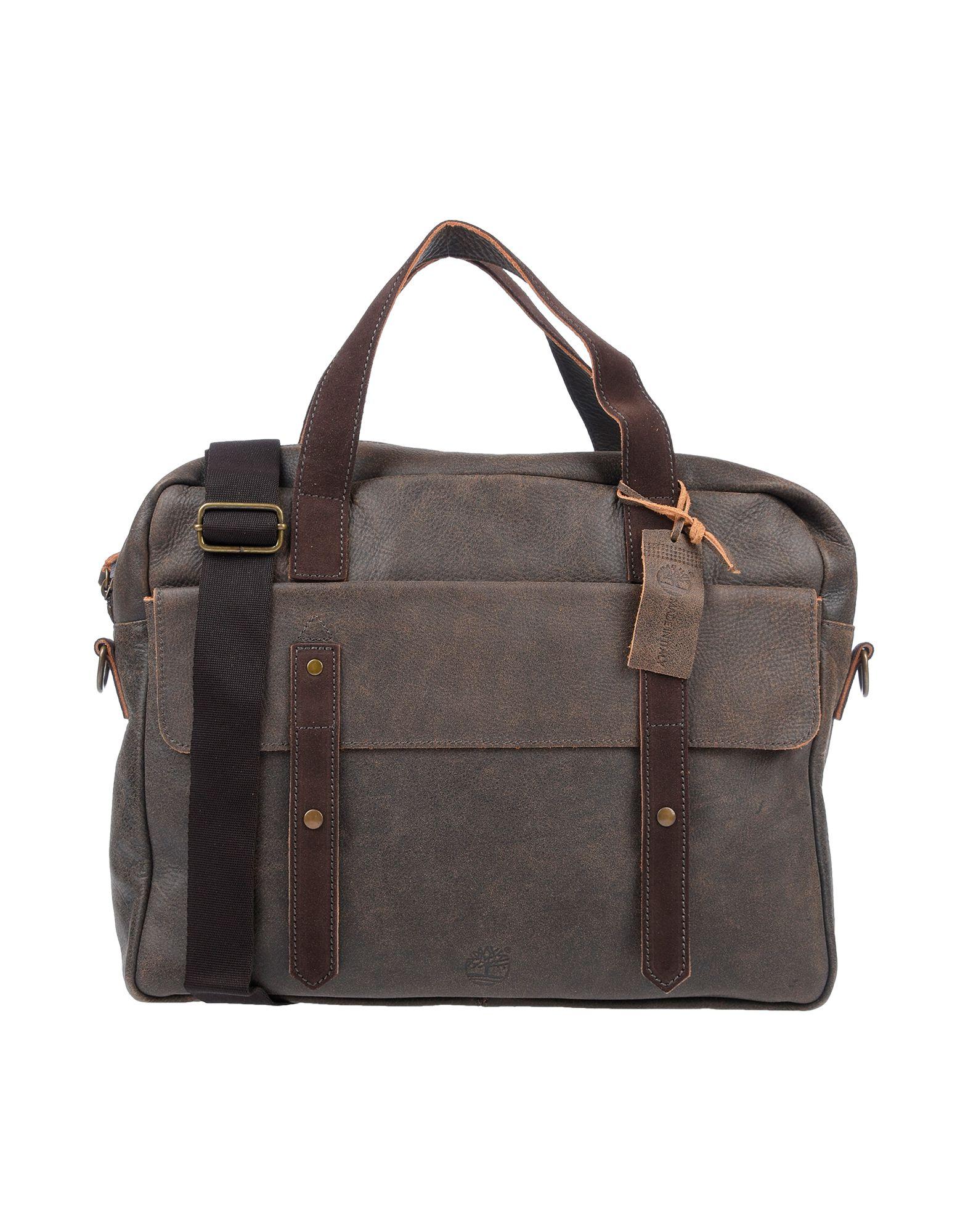 Timberland Leather Handbag in Dark Brown (Brown) for Men - Lyst