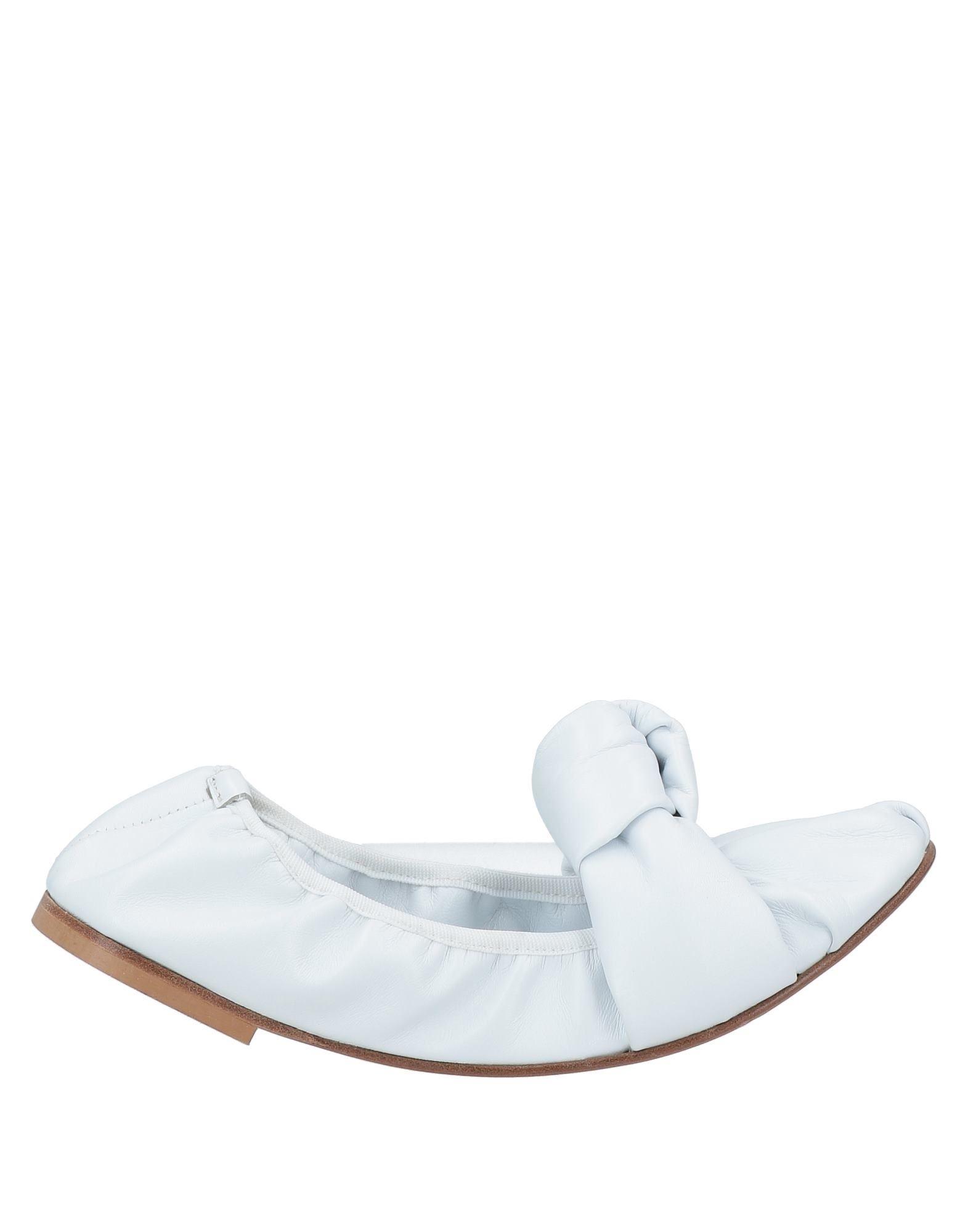 NCUB Ballet Flats in White Lyst