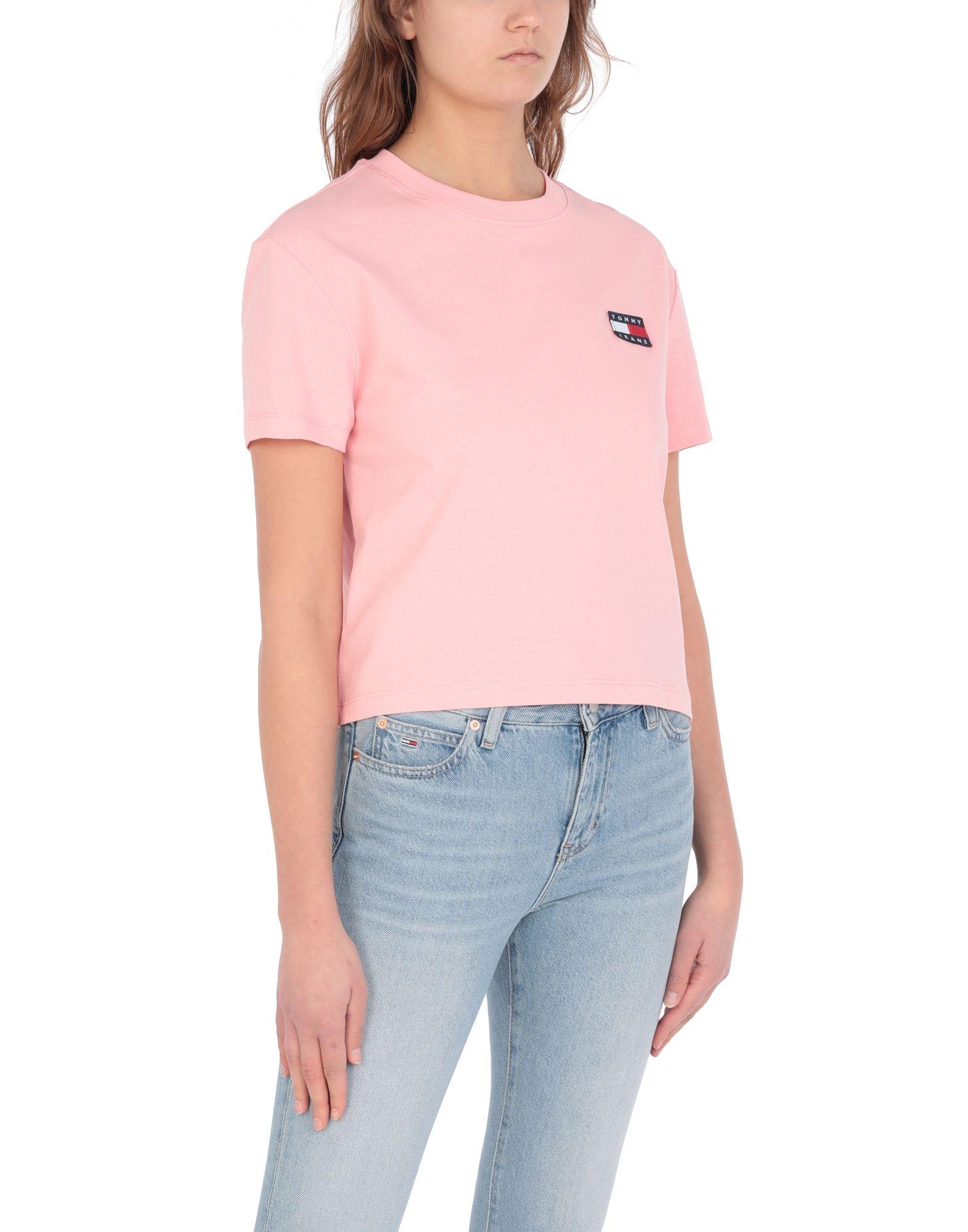 tommy hilfiger pink t shirt mens