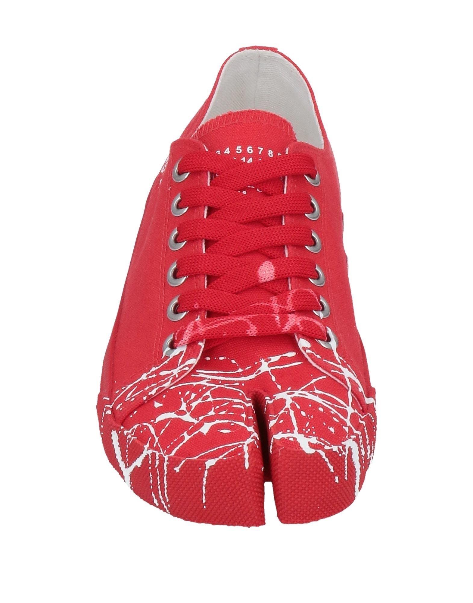 red low top maison margiela