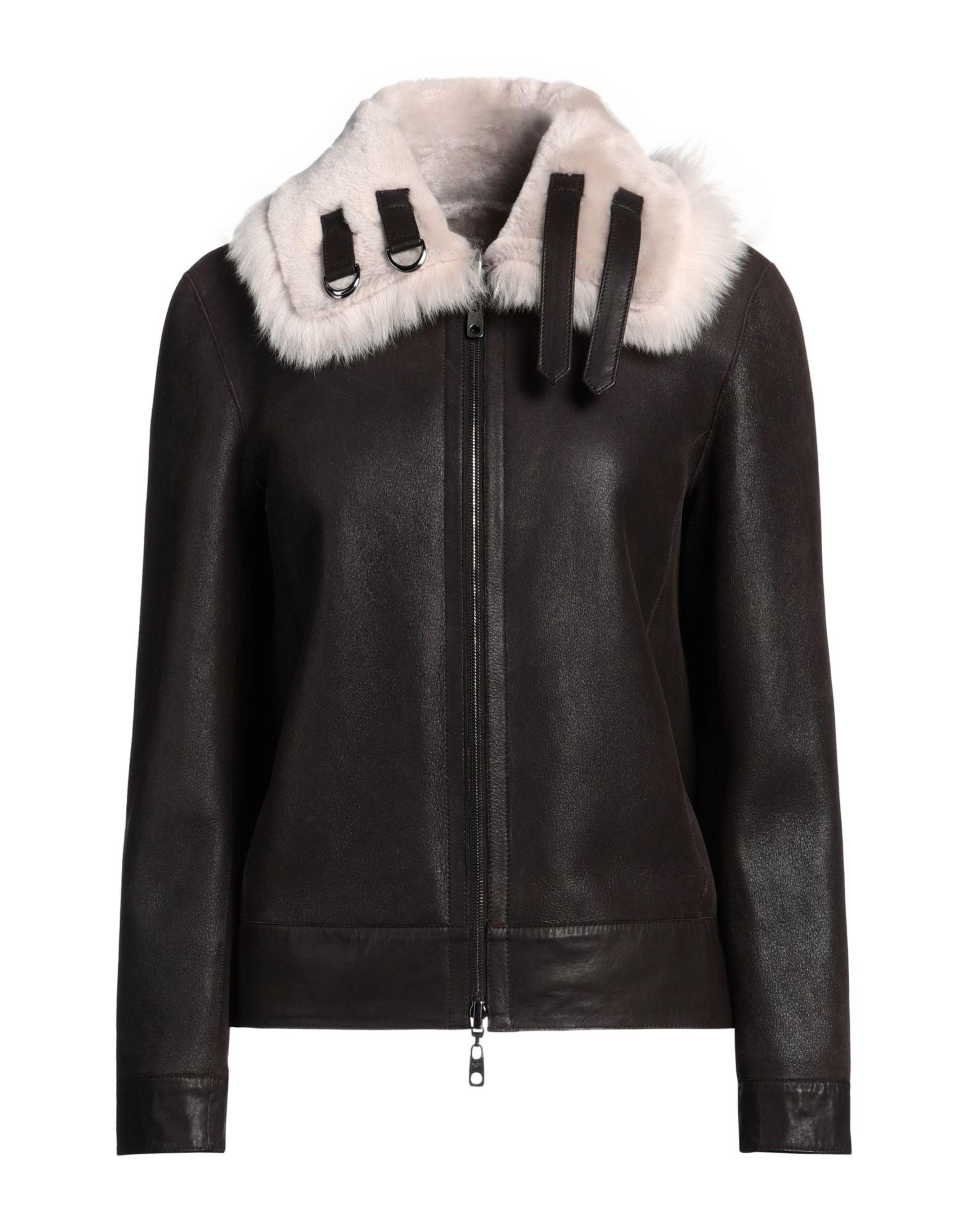 Emporio armani shearling jacket hotsell