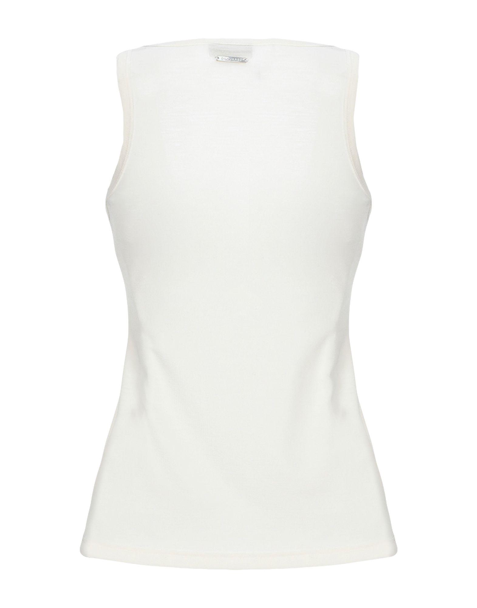 DSquared² Sleeveless Undershirt in Ivory (White) - Lyst