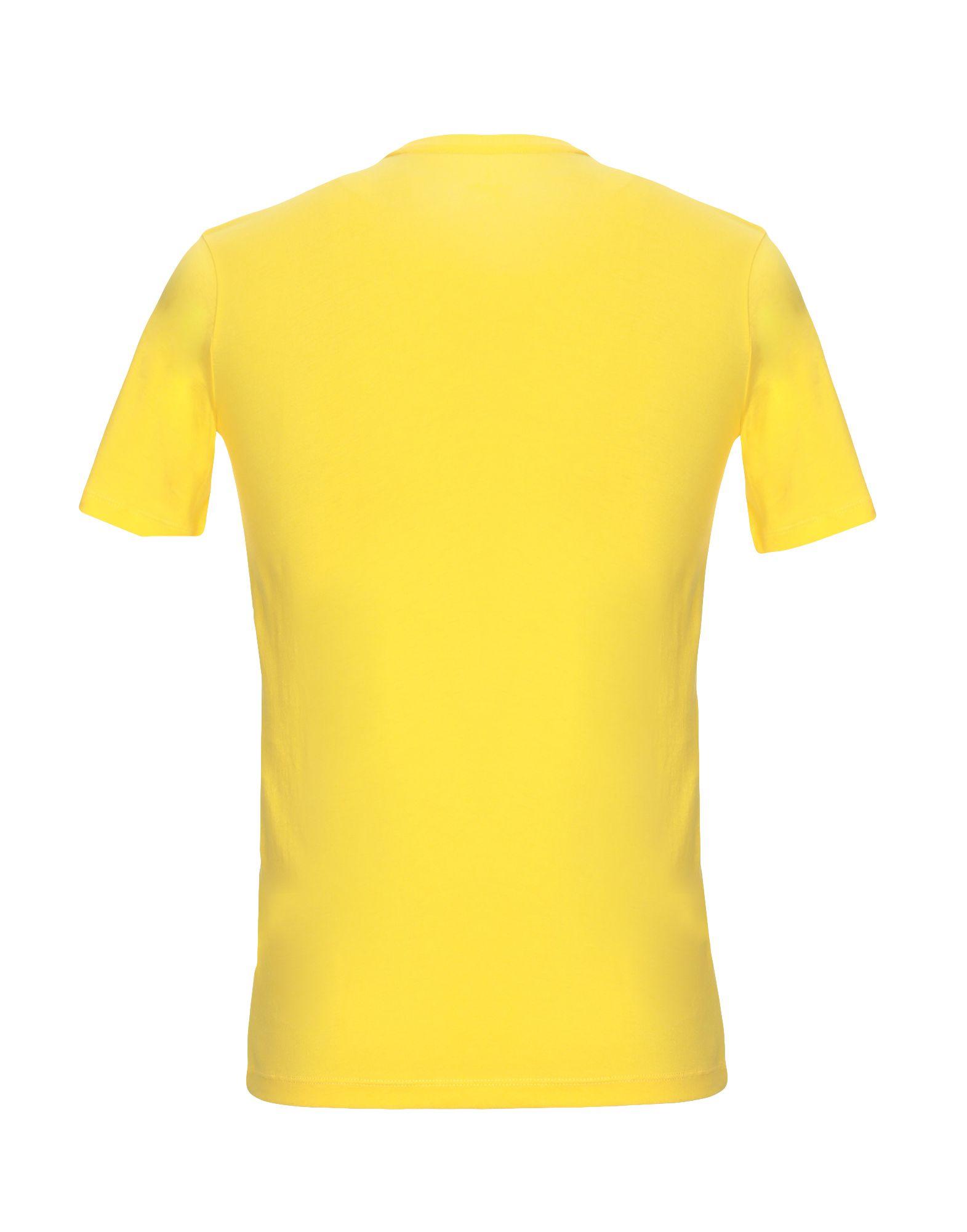 Armani Exchange Cotton Tshirt in Yellow for Men Lyst
