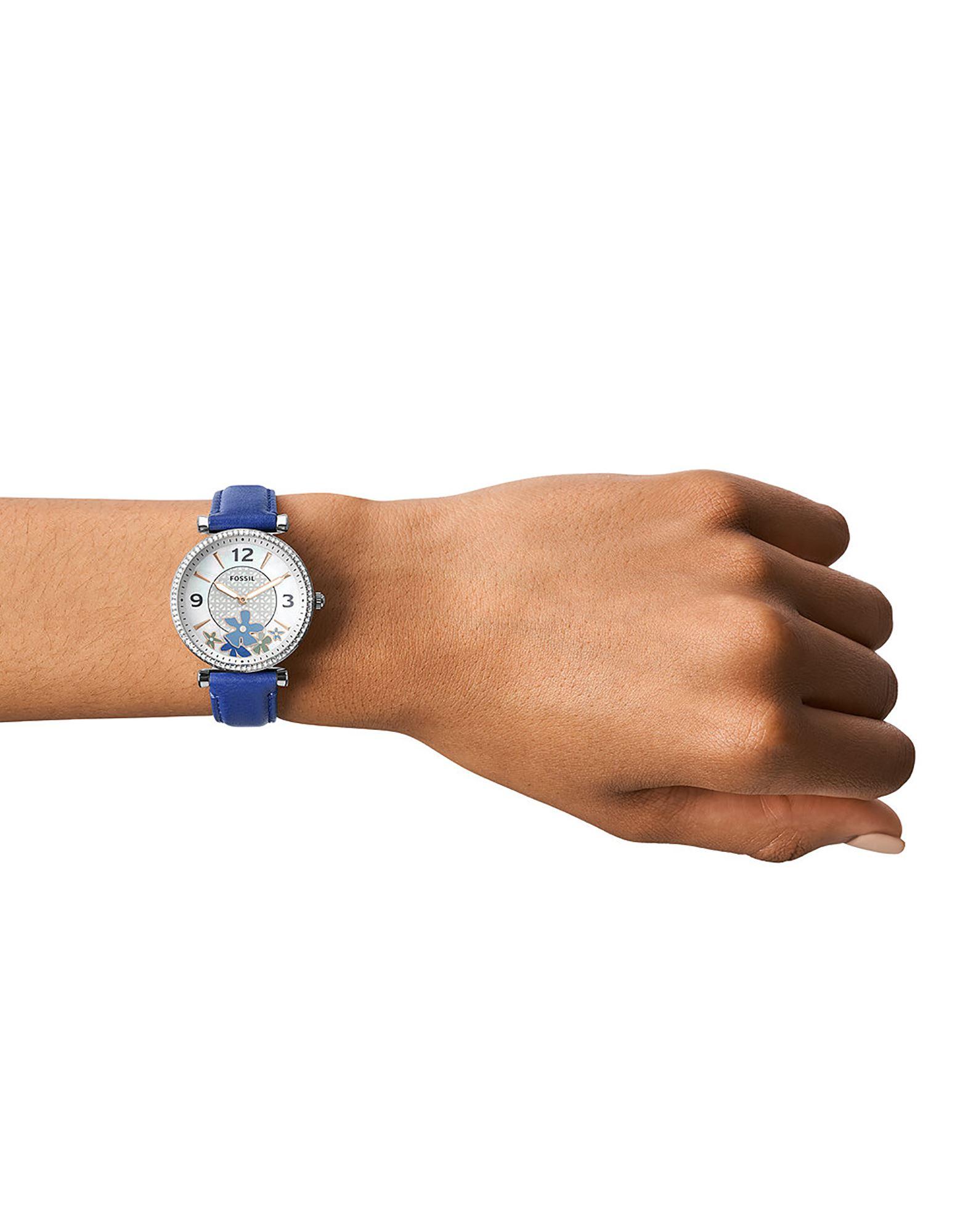 Fossil Wrist Watch in Blue | Lyst
