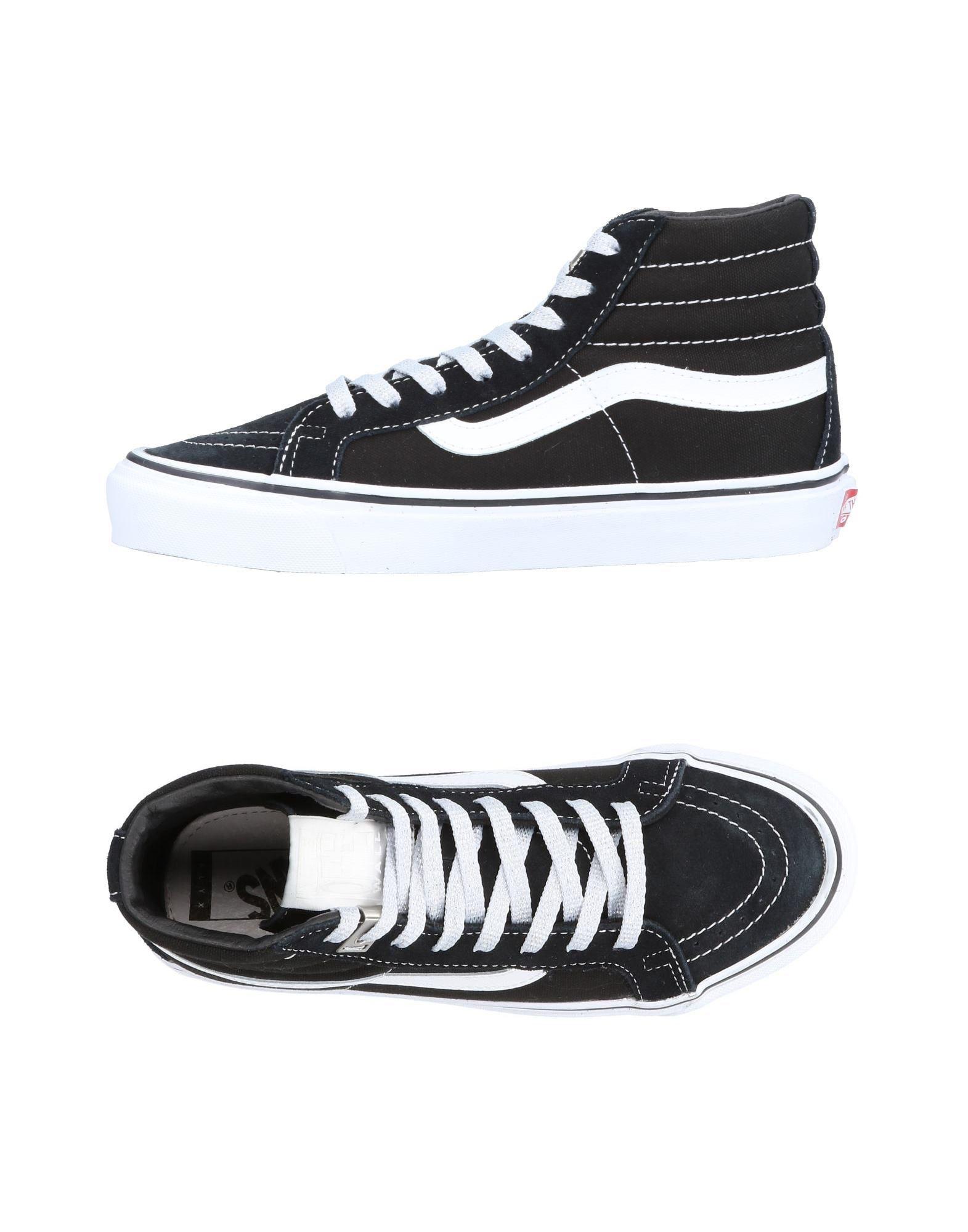 Vans Canvas Hightops & Sneakers in Black Lyst