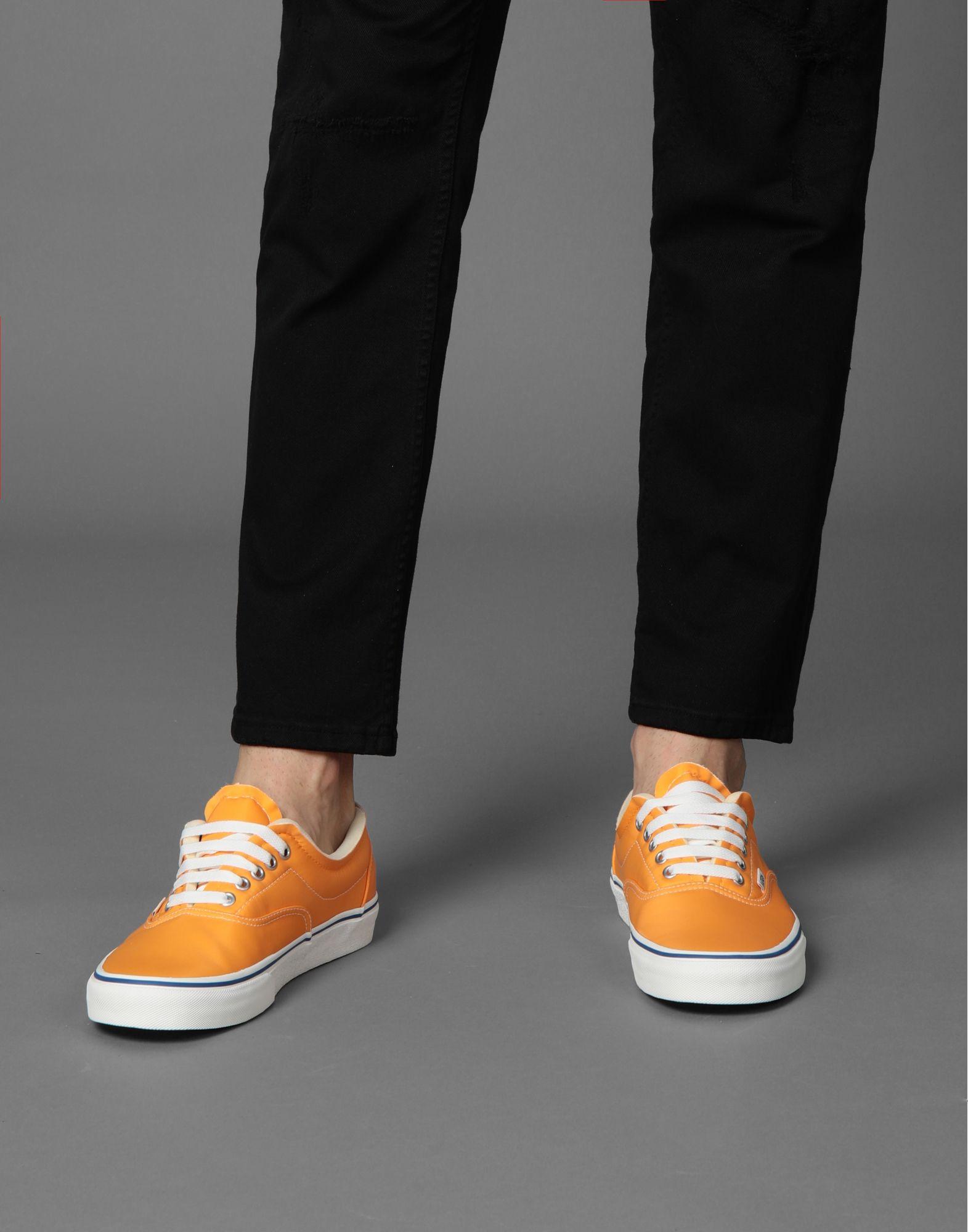 orange low top vans