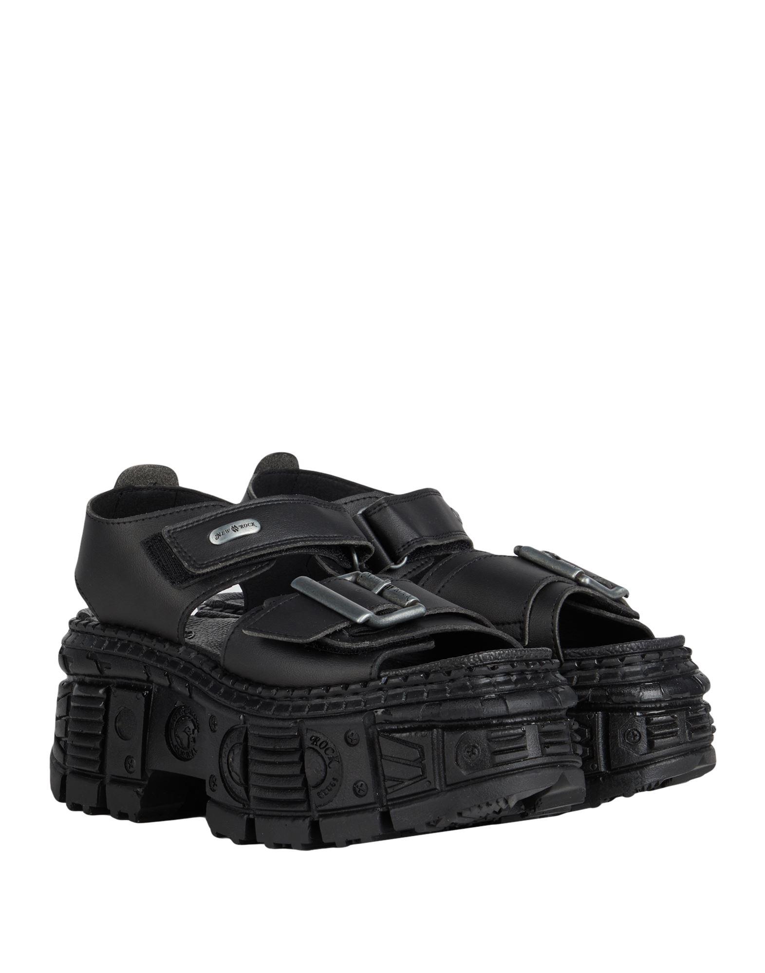 New Rock Sandals in Black | Lyst