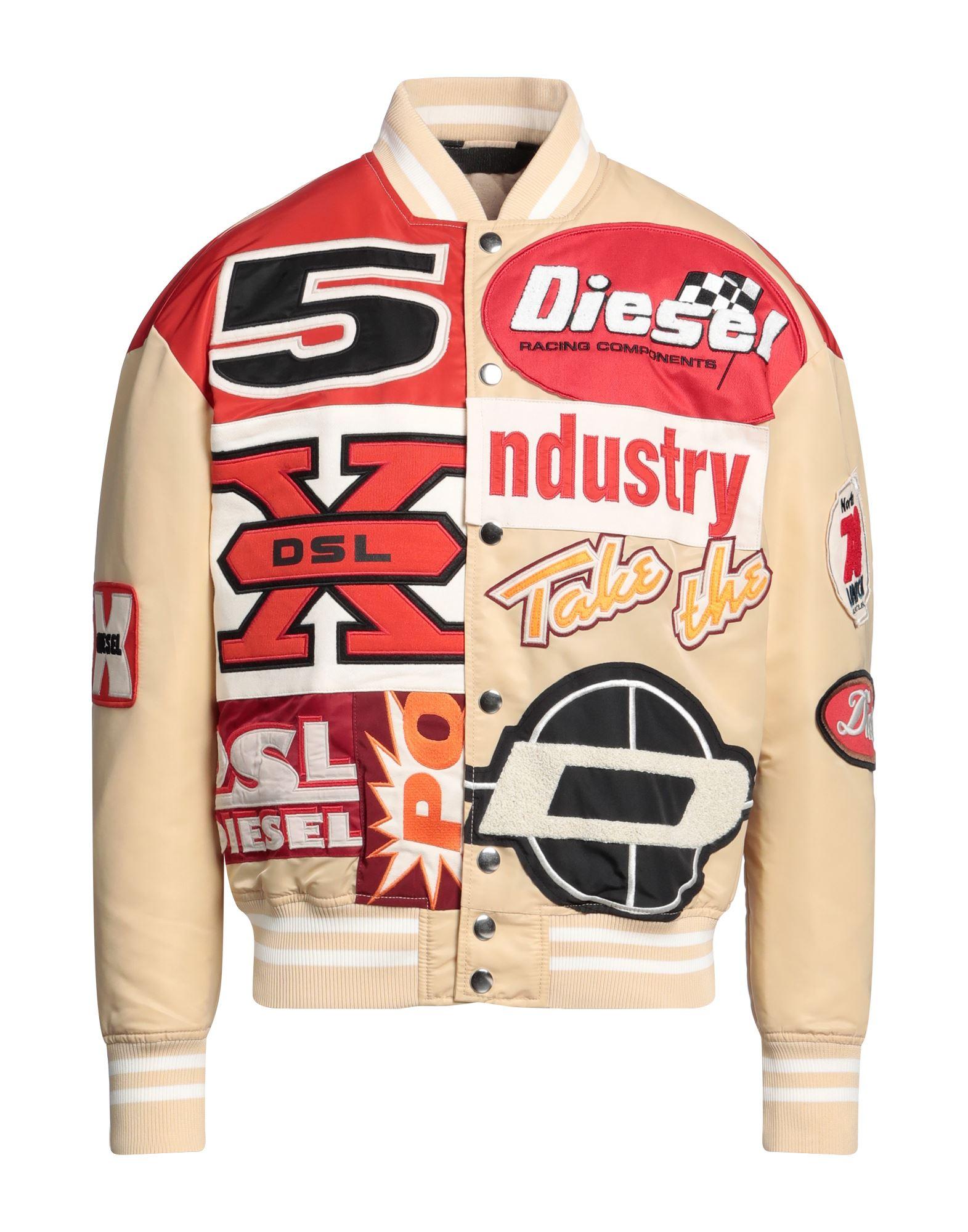 Leather Jacket Rote Diesel Jacke Diablo SchÃ¶ffel Jacke Herren Rot