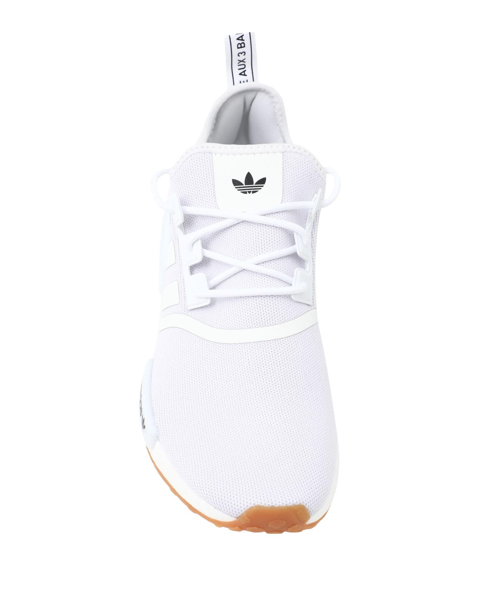 mens white adidas original trainers