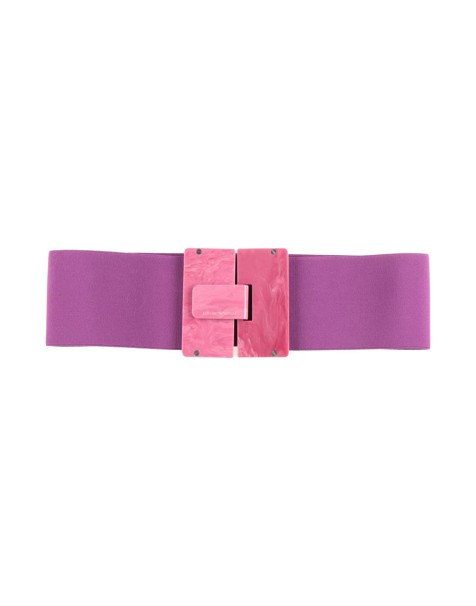 ? Emporio Armani Skinny Belt with Bow Detail Emporio Armani Belt Uomo Y4S507Y134J BLACK GREY Size U at  main image 2