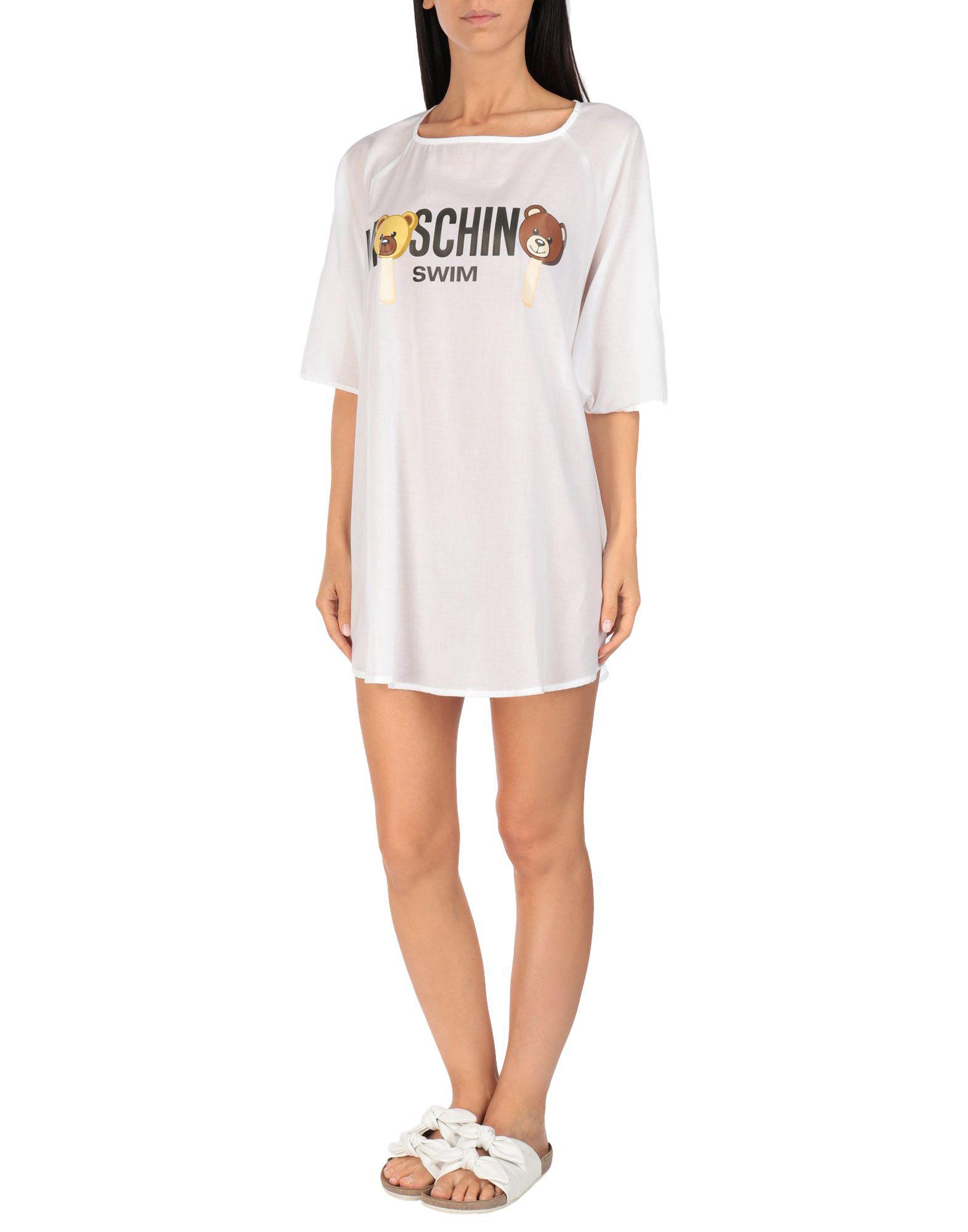 Moschino Cotton Cover-up in White - Lyst