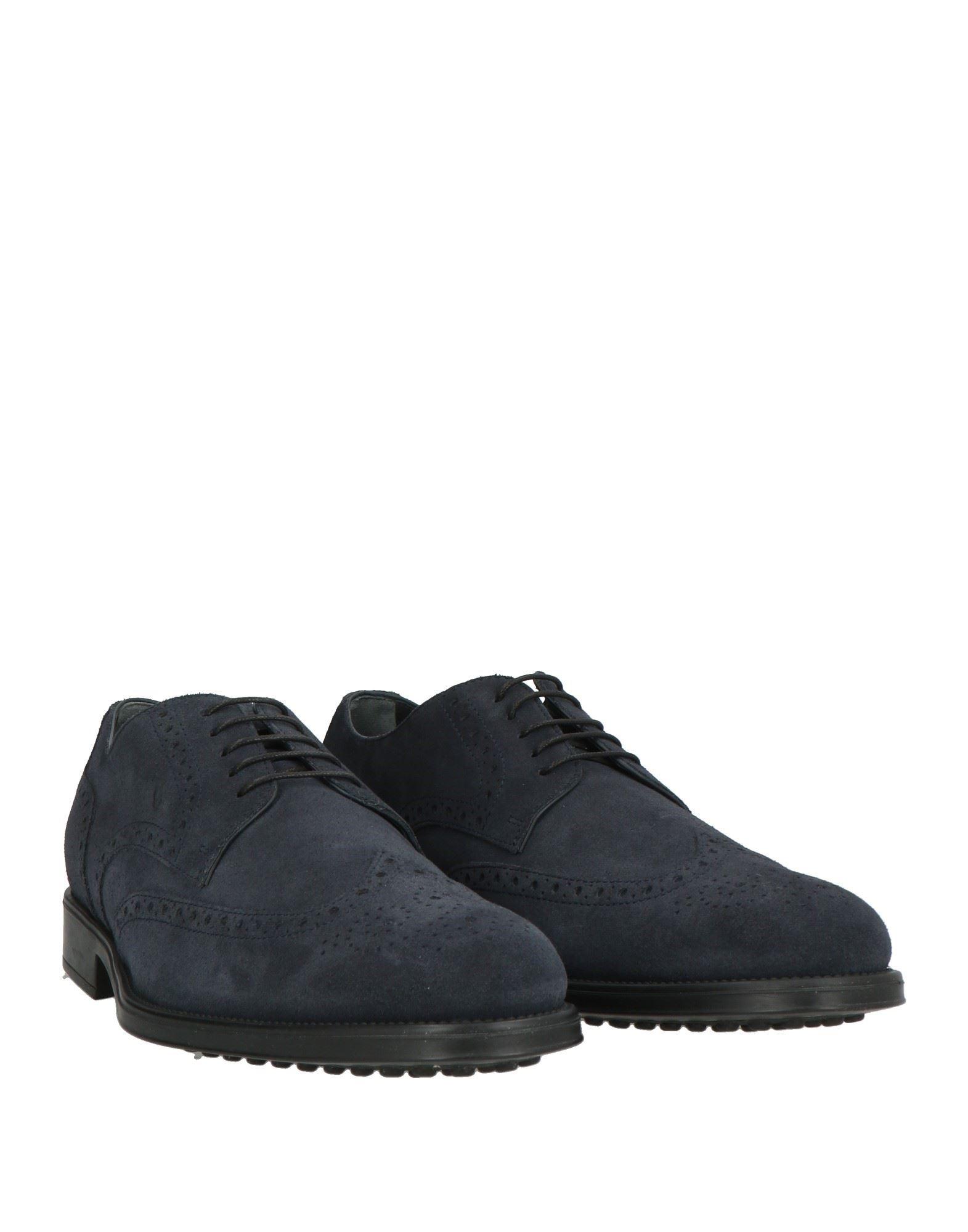 Tod’s Men’s Navy Suede Oxford Derby Shoes size 10.5 Tod main image 3