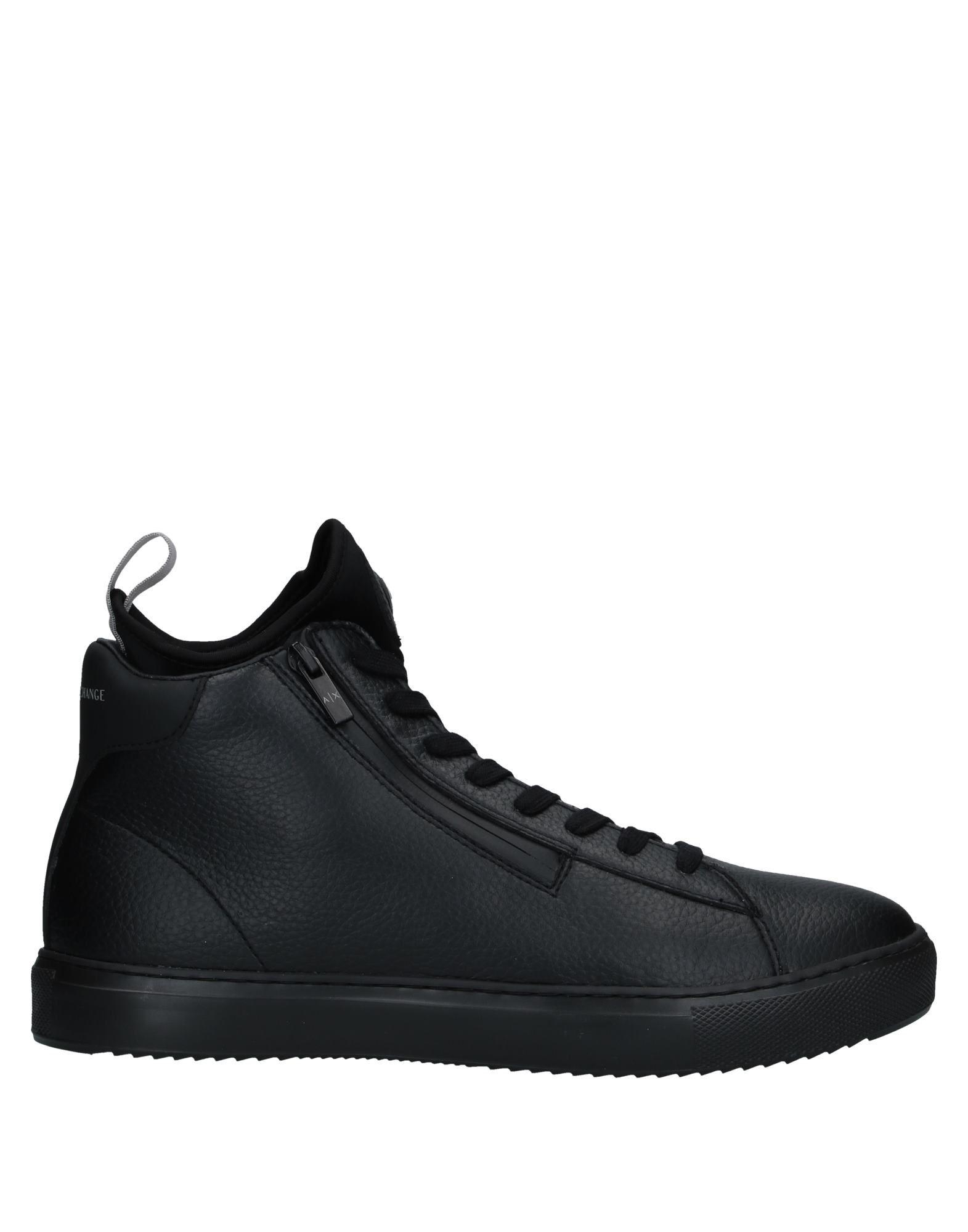 Armani Exchange High-tops & Sneakers in Black for Men - Lyst
