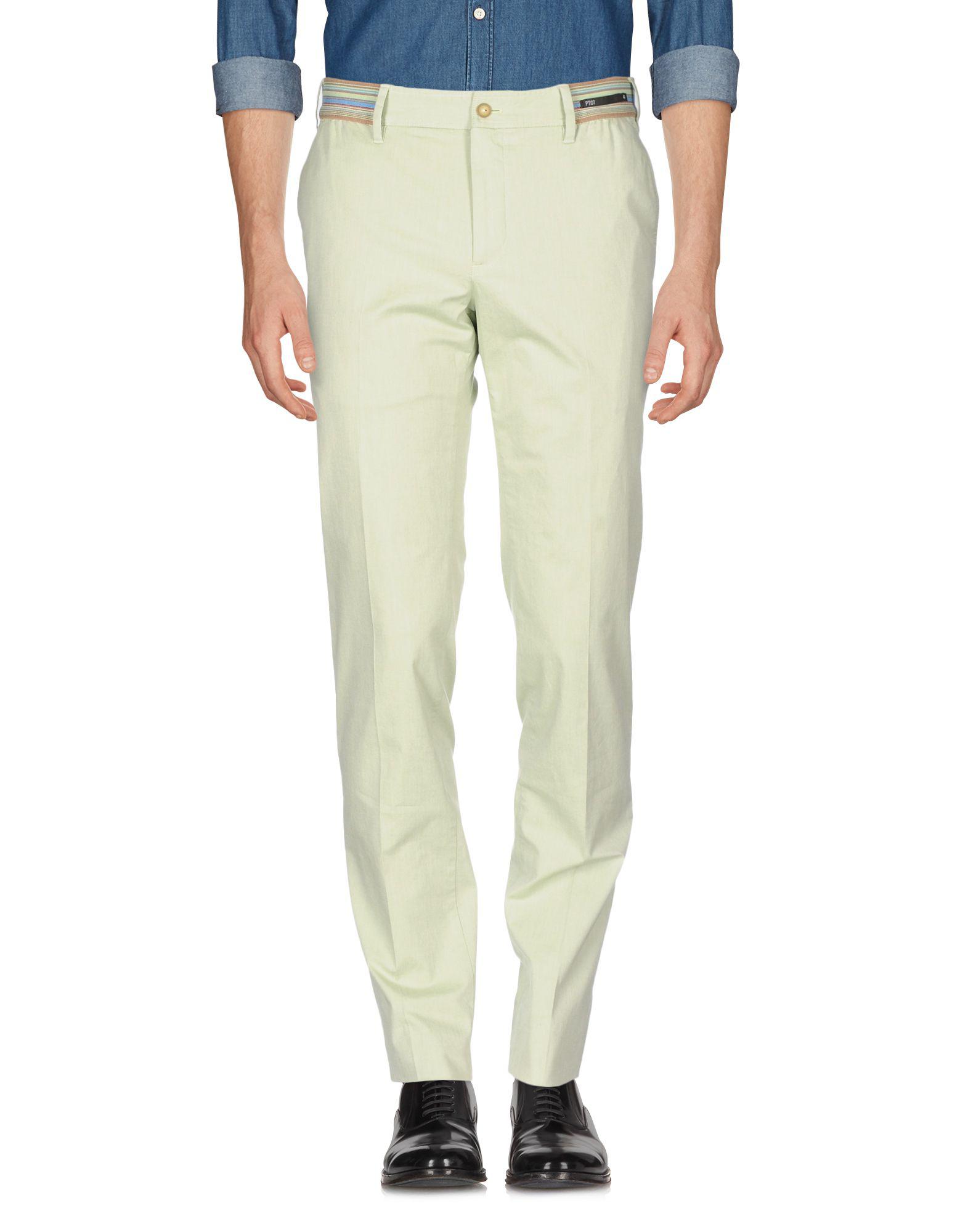 PT01 Cotton Casual Pants in Light Green (Green) for Men - Lyst