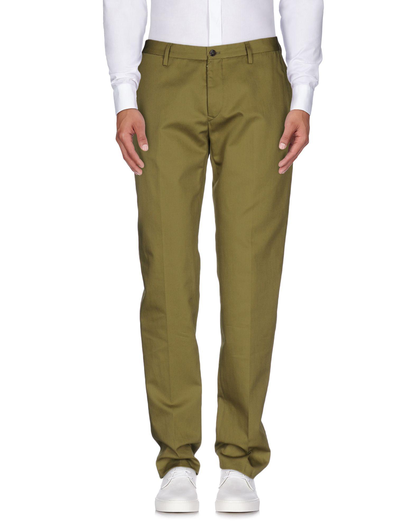 Maison Margiela Cotton Casual Pants in Military Green (Green) for Men ...